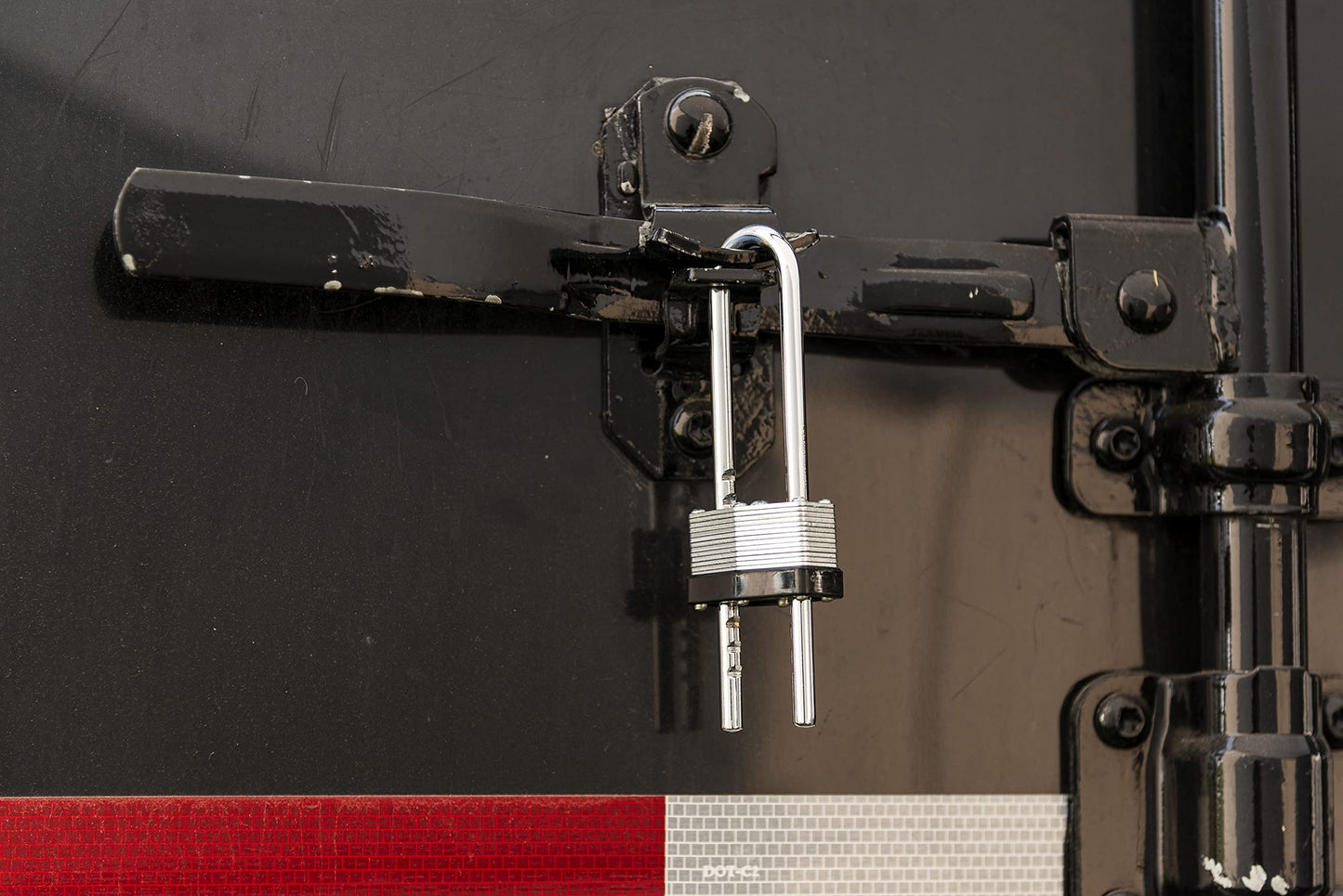 Brinks 172-44061 44mm Laminated Steel Warded Padlock with Adjustable Shackle