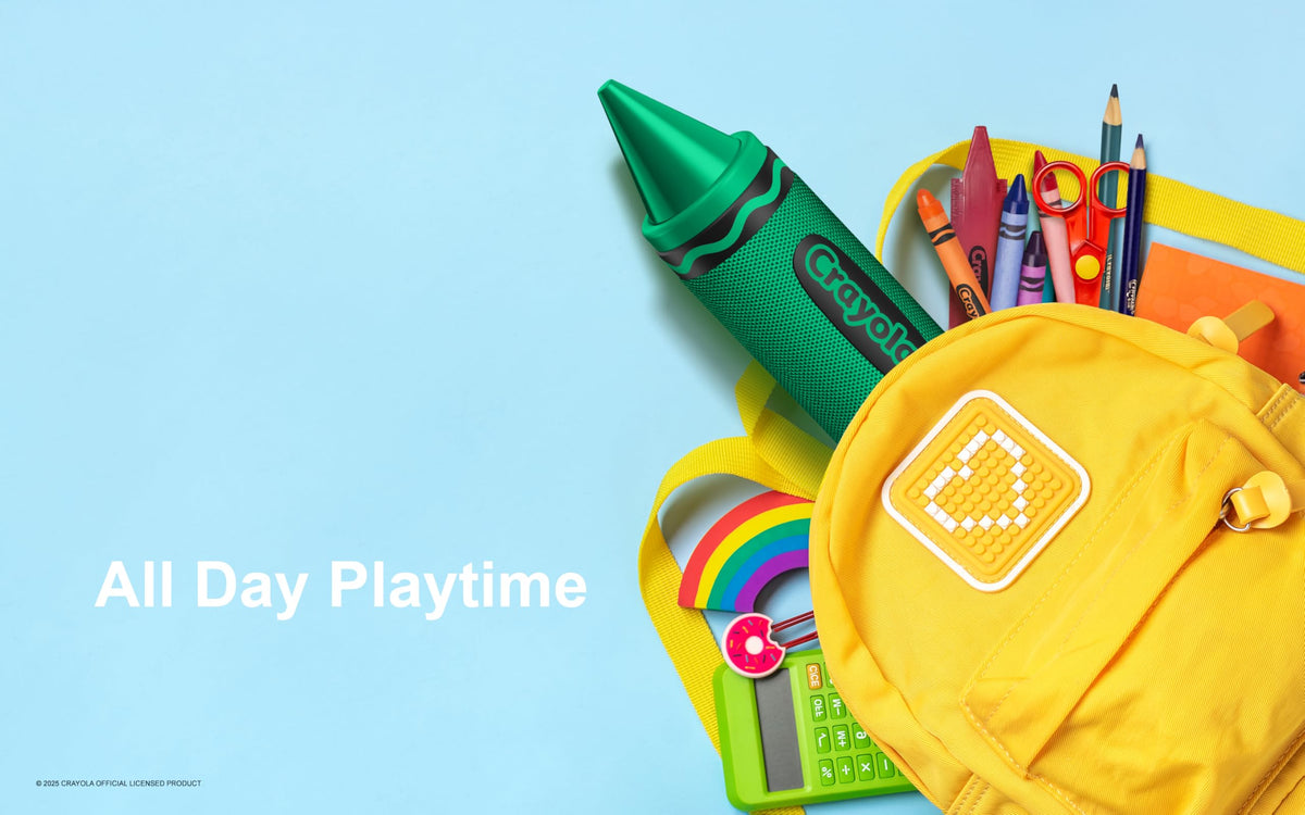 Altavoz Bluetooth Portátil Crayola 20W Sonido HD para Niños con Batería Larga Duración y Emparejamiento TWS