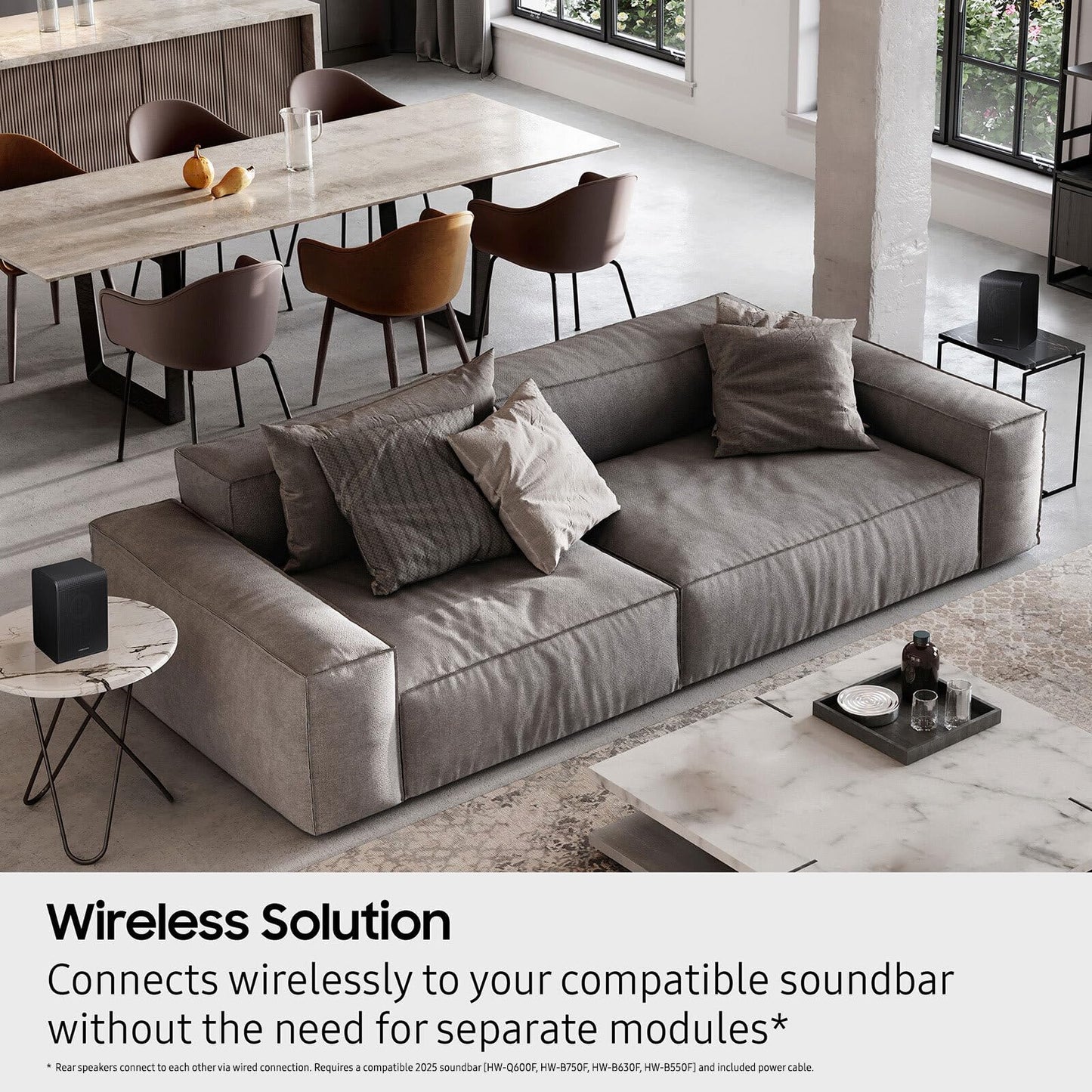 Samsung 9250S - Kit de Altavoces Traseros inalámbricos, Negro (SWA-9250S/ZA, 2025)