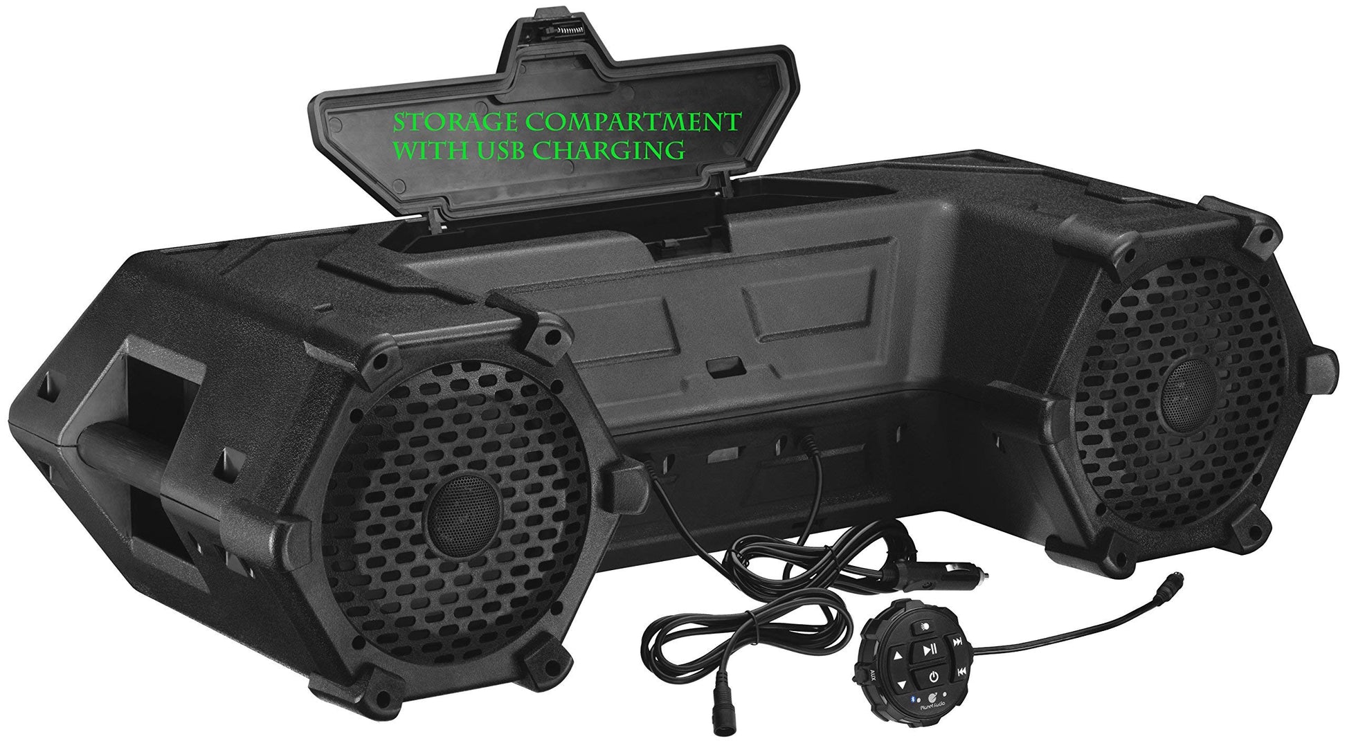 Sistema de Sonido Planet Audio PATV85 Azul Resistente a la Intemperie con Altavoces de 8 Pulgadas y Bluetooth para Vehículos de 12 Voltios