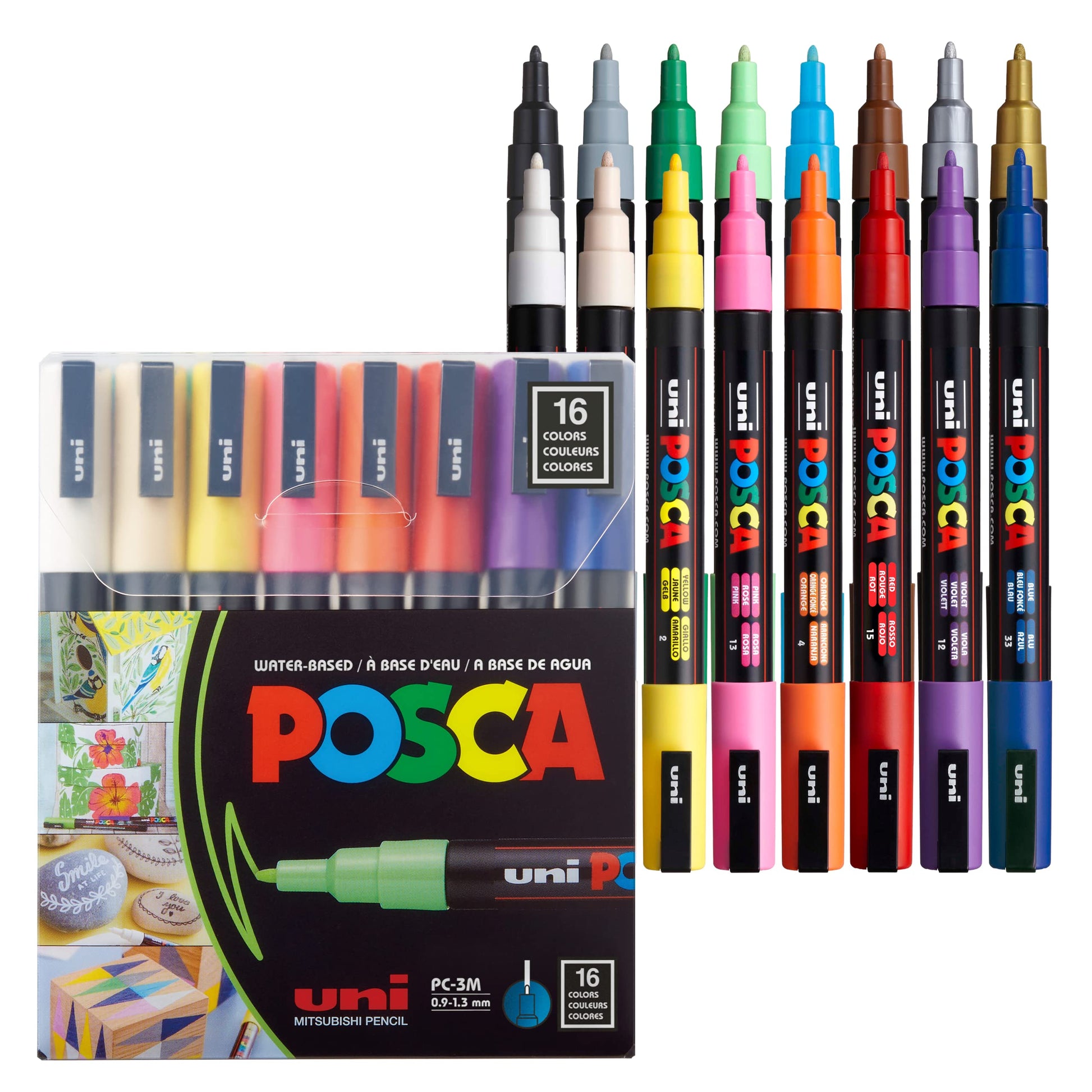 Rotuladores de Pintura Acrílica Posca Fino Juego