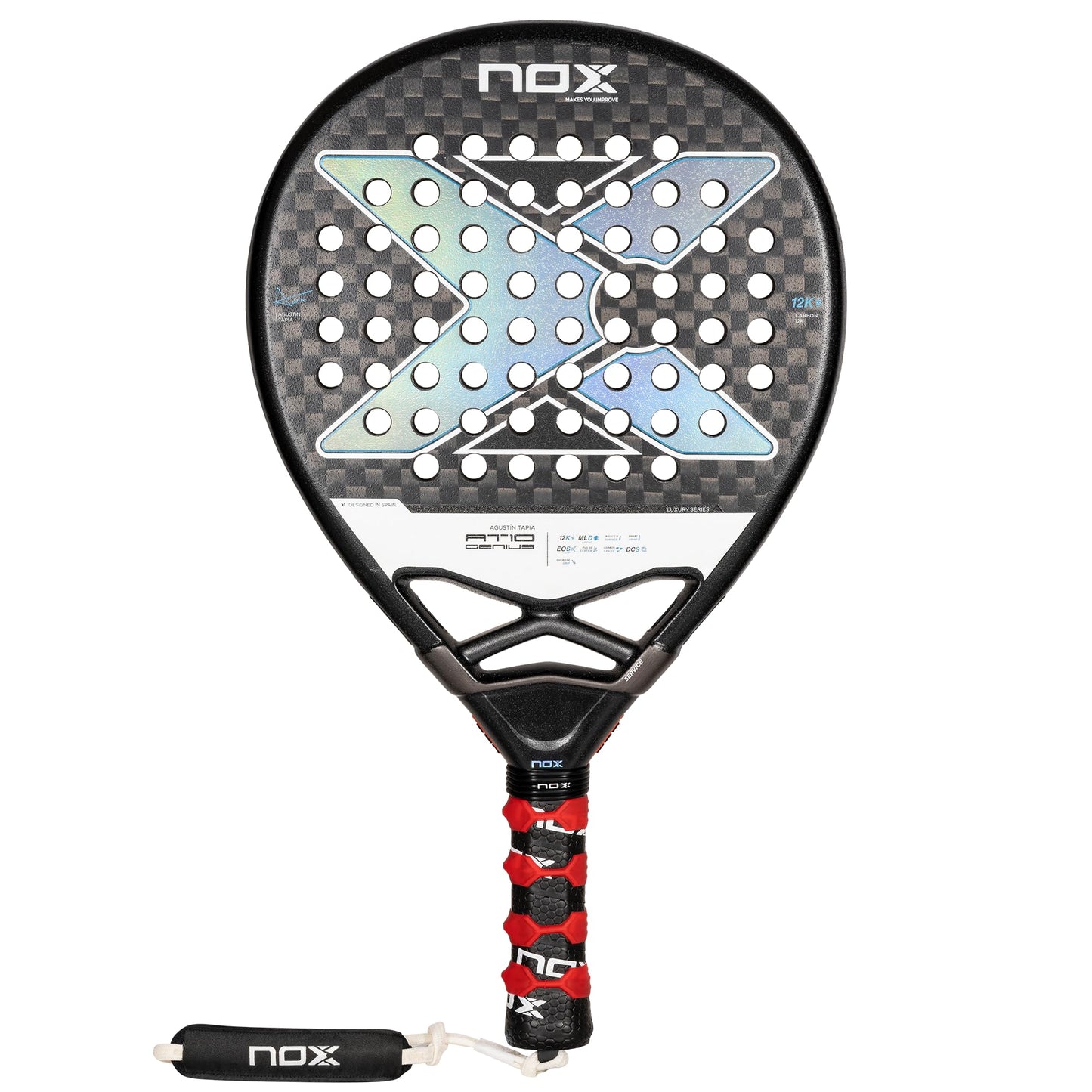 Pala de Pádel NOX AT10 Genius 12K 2024 de Agustín Tapia