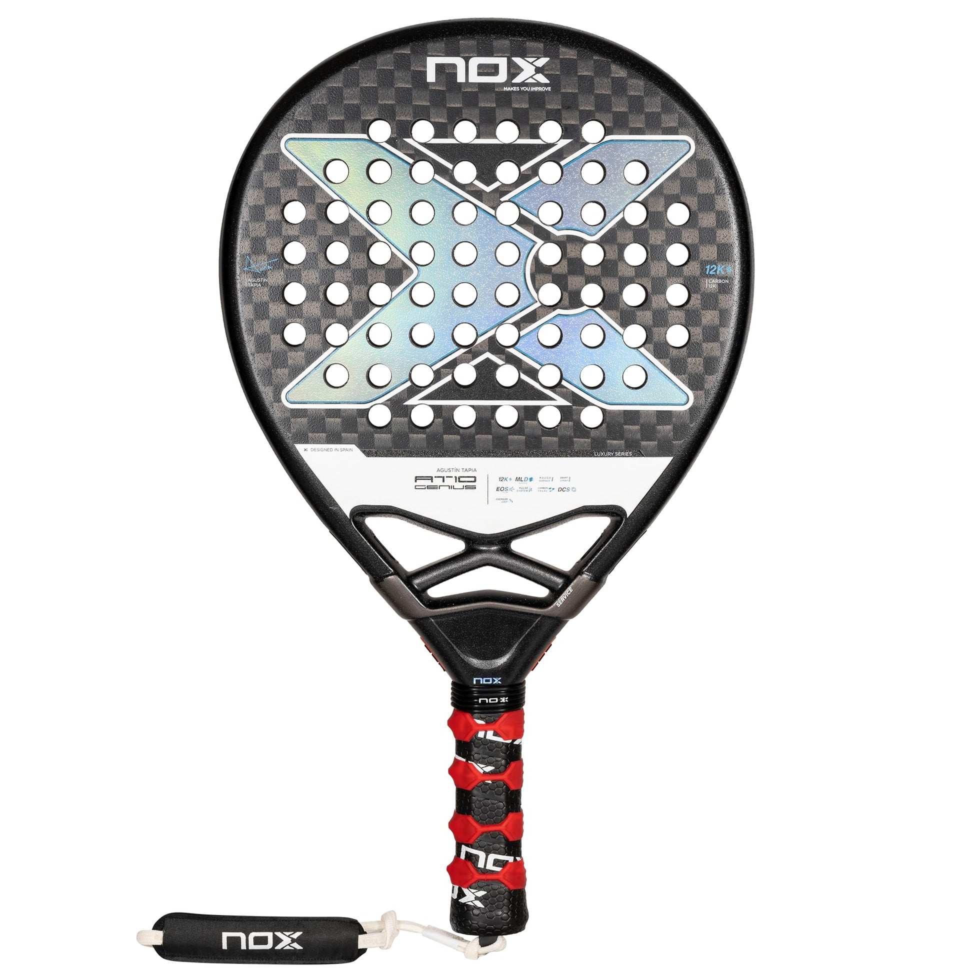 Pala de Pádel NOX AT10 Genius 12K 2024 de Agustín Tapia