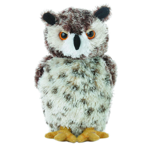 Figura de Búho Cornudo Osmond de Aurora 6.5 Pulgadas