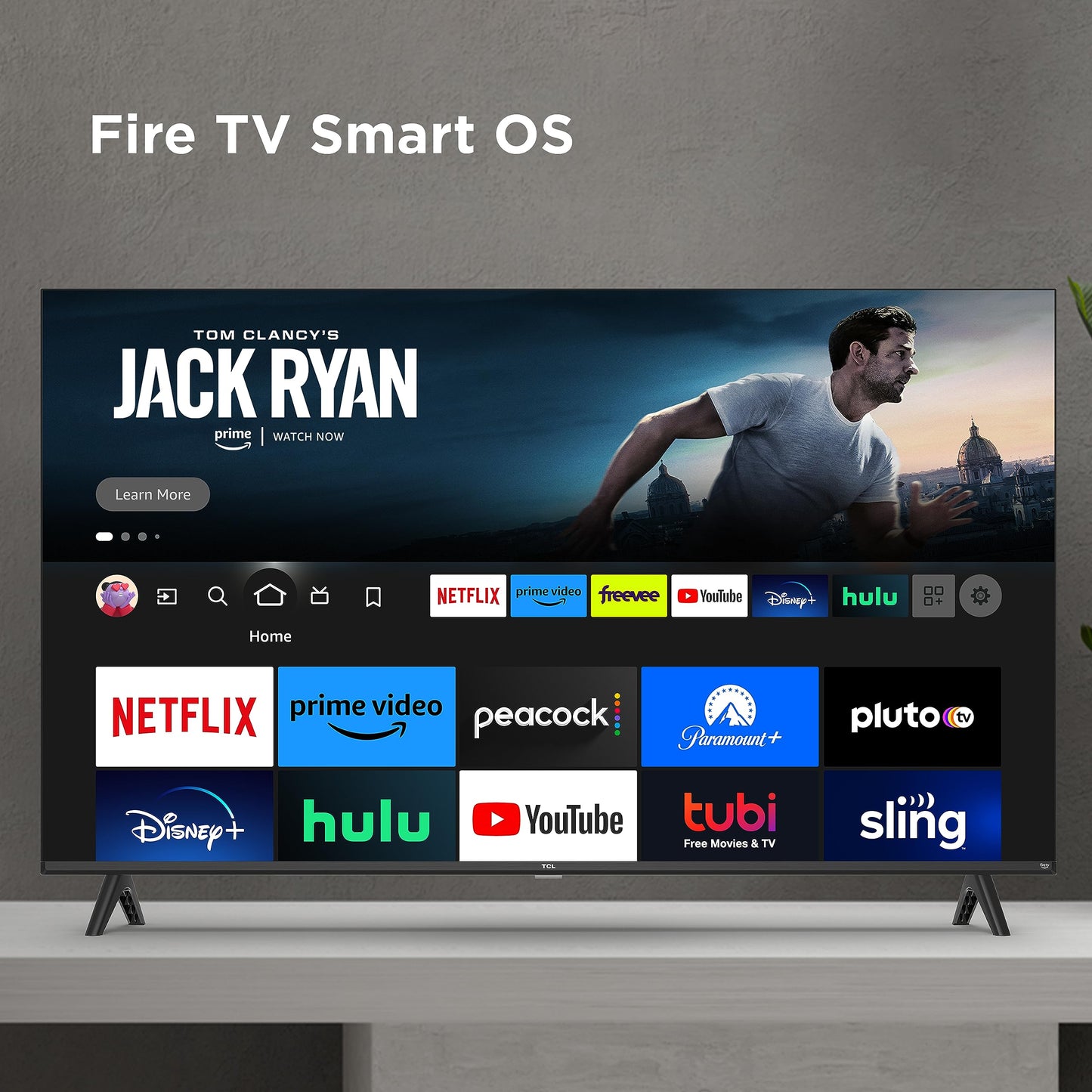 TCL Smart TV Class S3 1080p LED de 40 pulgadas con Fire TV (modelo 40S350F, modelo 2023), Alexa integrado, compatible con Apple AirPlay, transmisión de televisión FHD, color negro