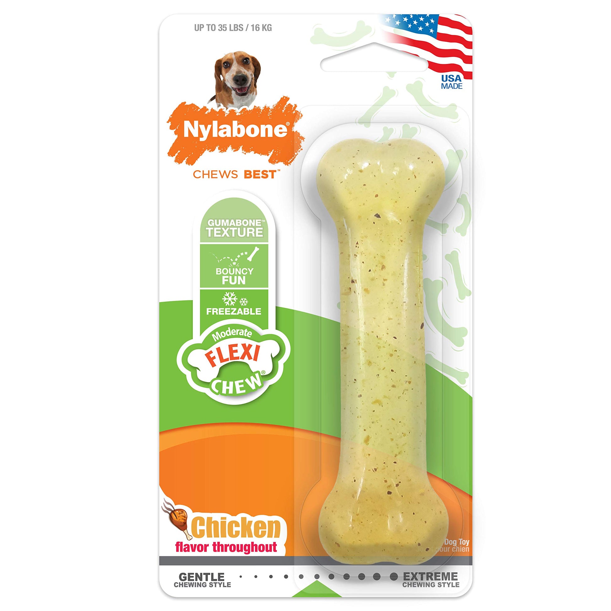 Hueso de Pollo Nylabone Wolf NCF203P