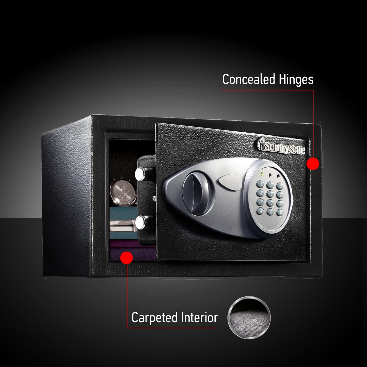 Caja de Seguridad SentrySafe Negro 0.5 Pies Cúbicos Medium