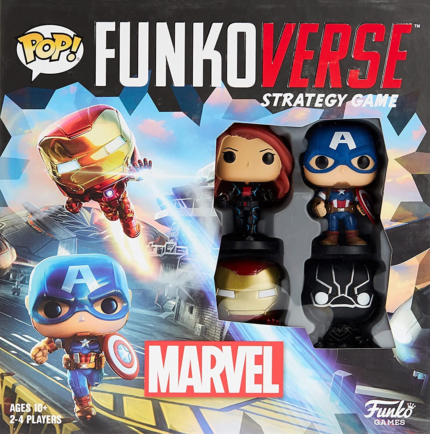 Funko Verso: Marvel 100 Paquete de 4 (los Estilos Pueden Variar)