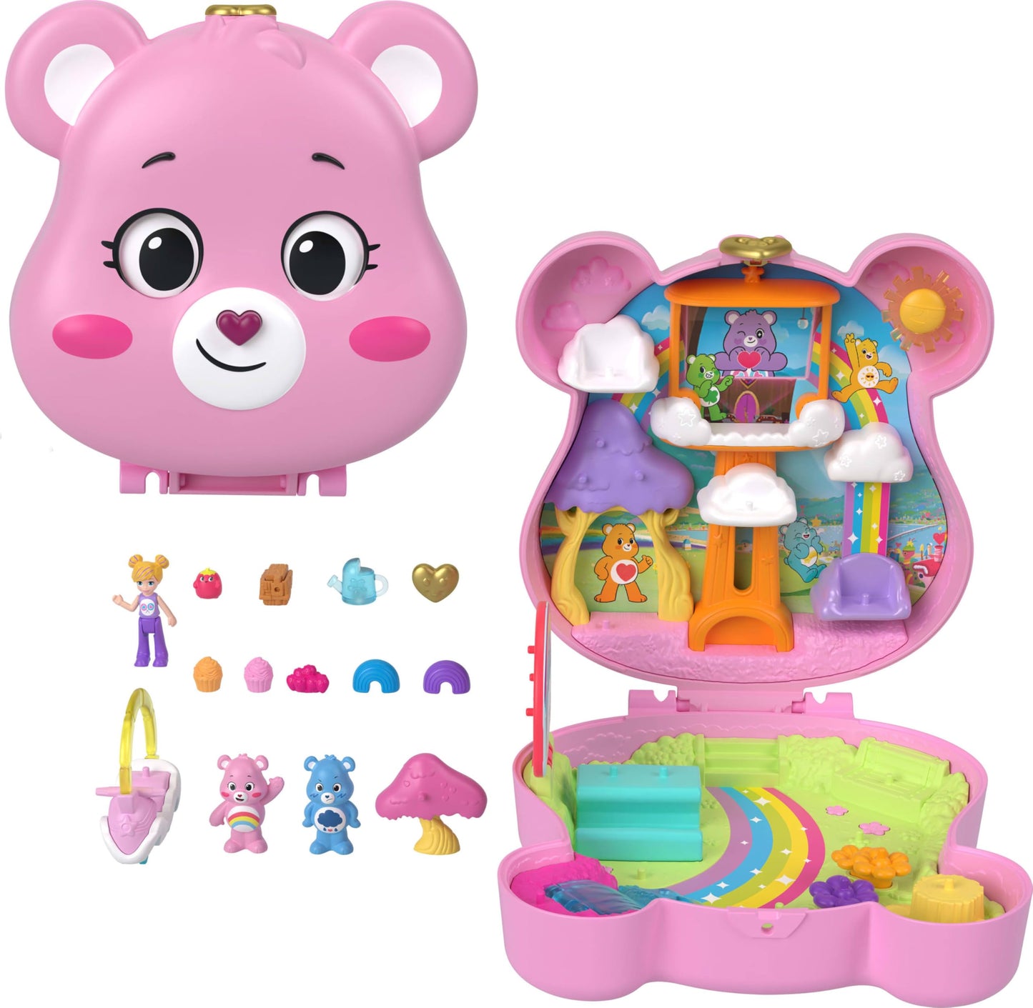 Set de Juego Compacto Polly Pocket Ositos Cariñositos para Niñas