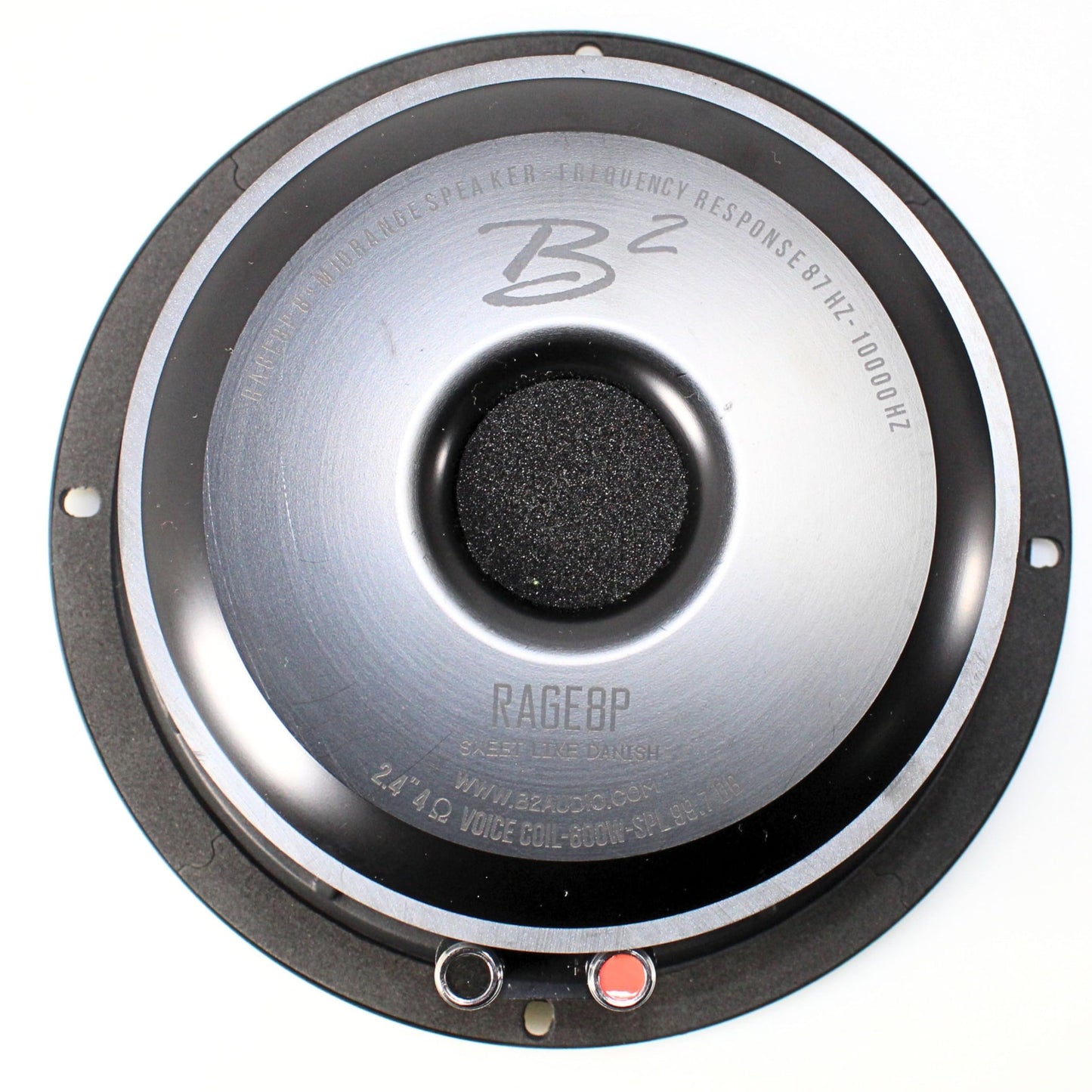 B2 Audio Rage RAGE8P - Par de altavoces de rango medio RMS Rage de 8 pulgadas, 4 ohmios, 300 W