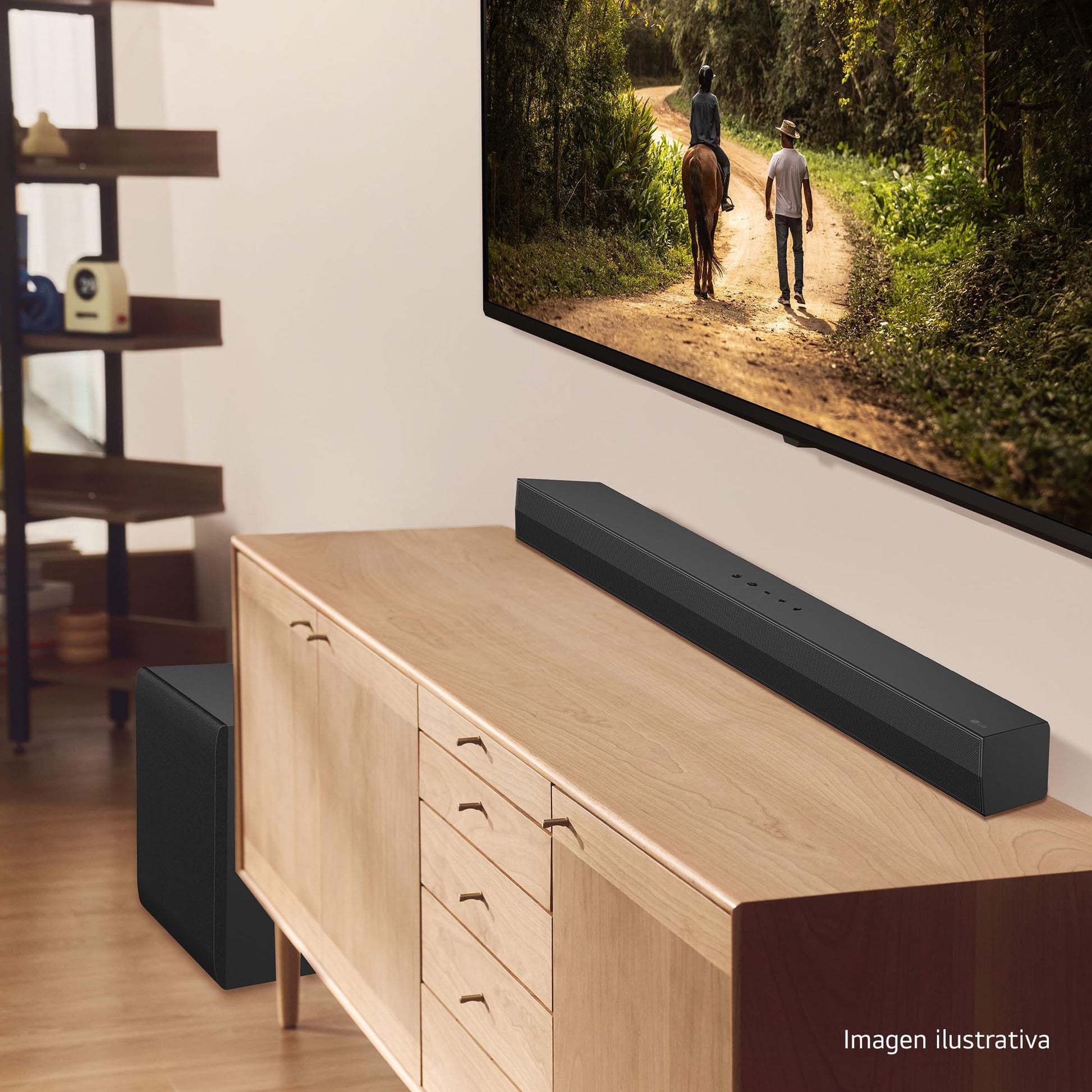LG Soundbar con AI Sound Pro de 2.1 Canales S40T