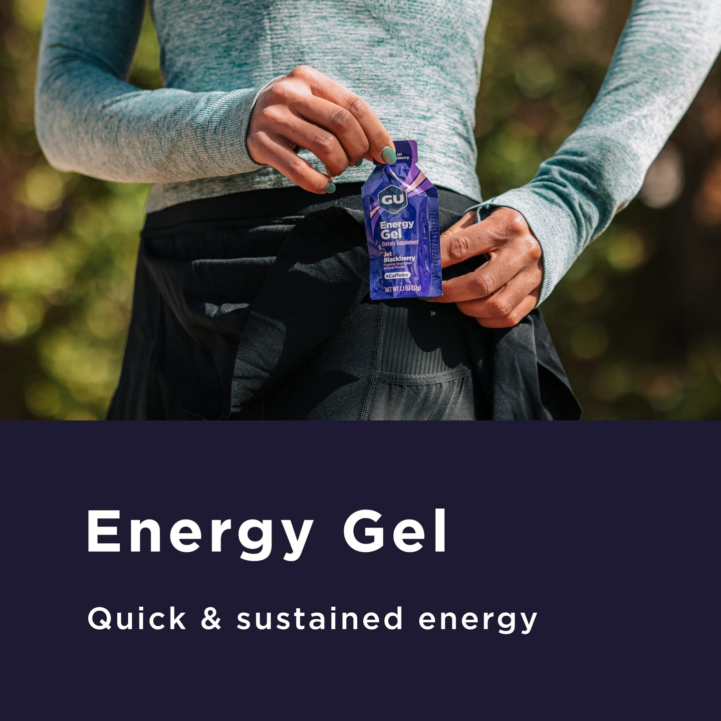 GU Energy Labs Original, Gel Energético de Nutrición Deportiva, Chocolate, Caja de 24 Piezas