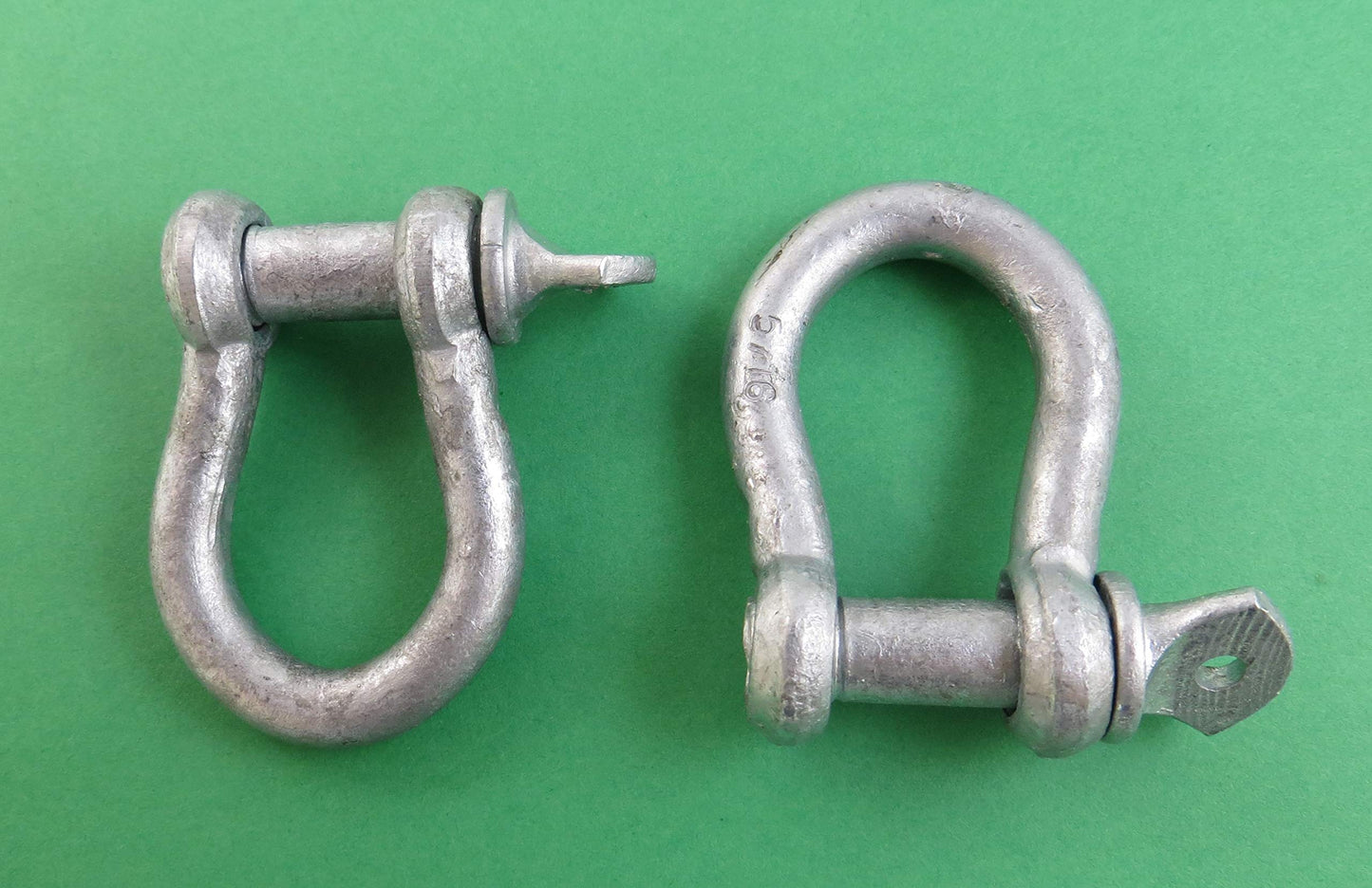 Molinete galvanizado US 1/4" x 4' ISO G4 Cadena de anclaje HDG con grilletes galvanizados