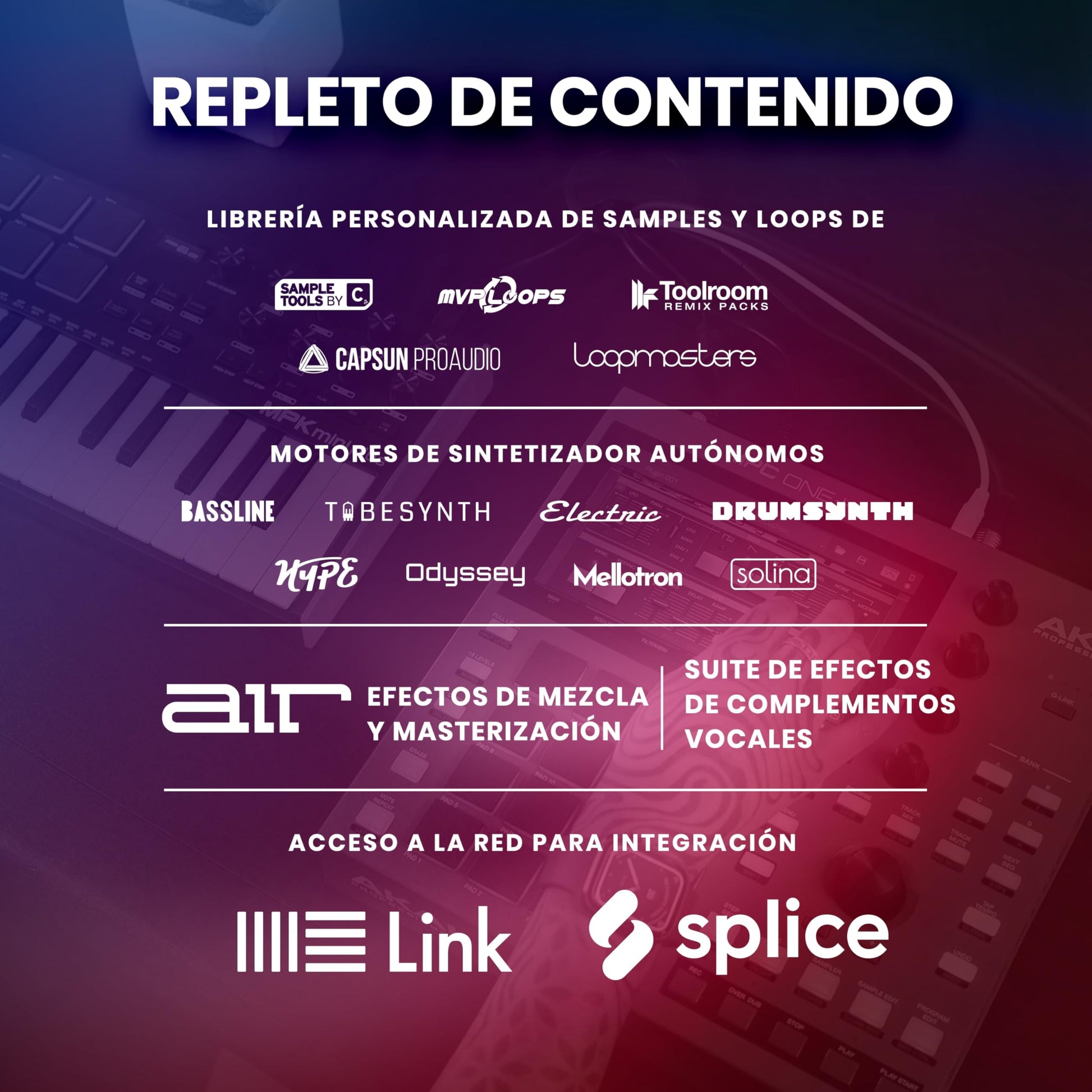 AKAI Professional MPC One+ caja de ritmos autónoma, creador de ritmos y controlador MIDI con wifi, Bluetooth, drum pads, plugins y pantalla táctil