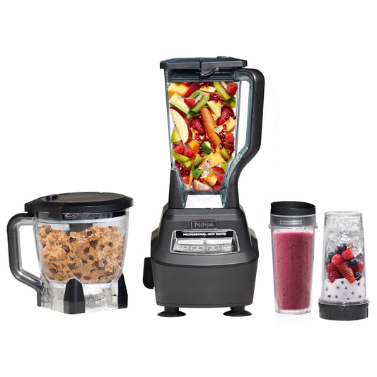 Sistema de Cocina Ninja Mega Negro con 4 Funciones y 1500 W
