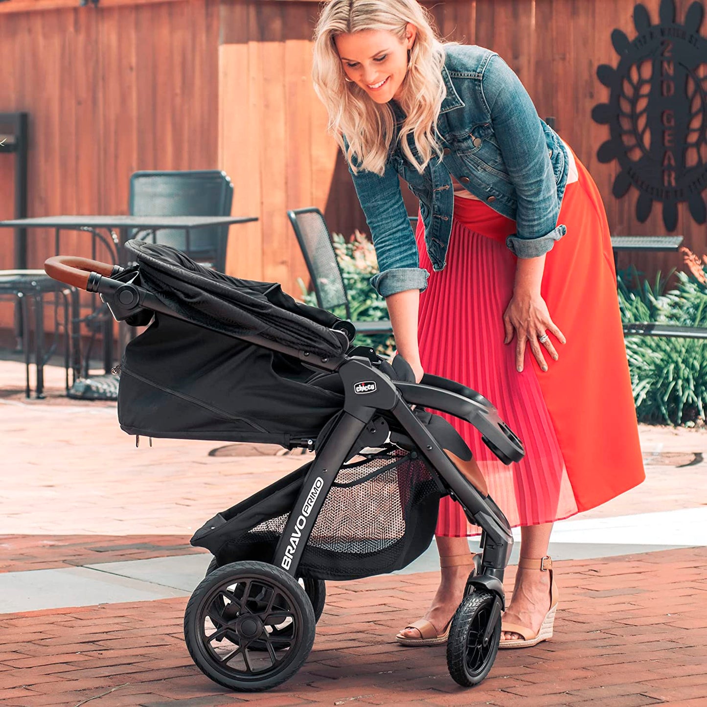 CHICCO, Carriola Modular Bravo Primo Springhill, Con Autoasiento Premium 3 en 1
