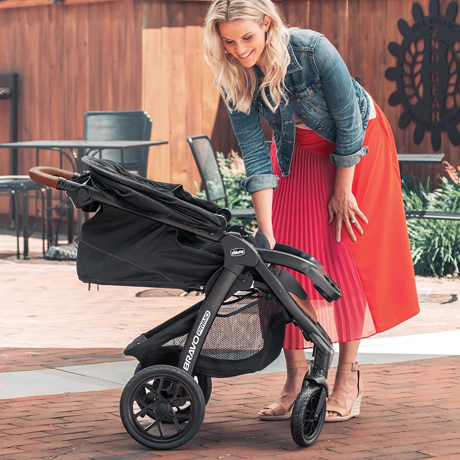 CHICCO, Carriola Modular Bravo Primo Springhill, Con Autoasiento Premium 3 en 1