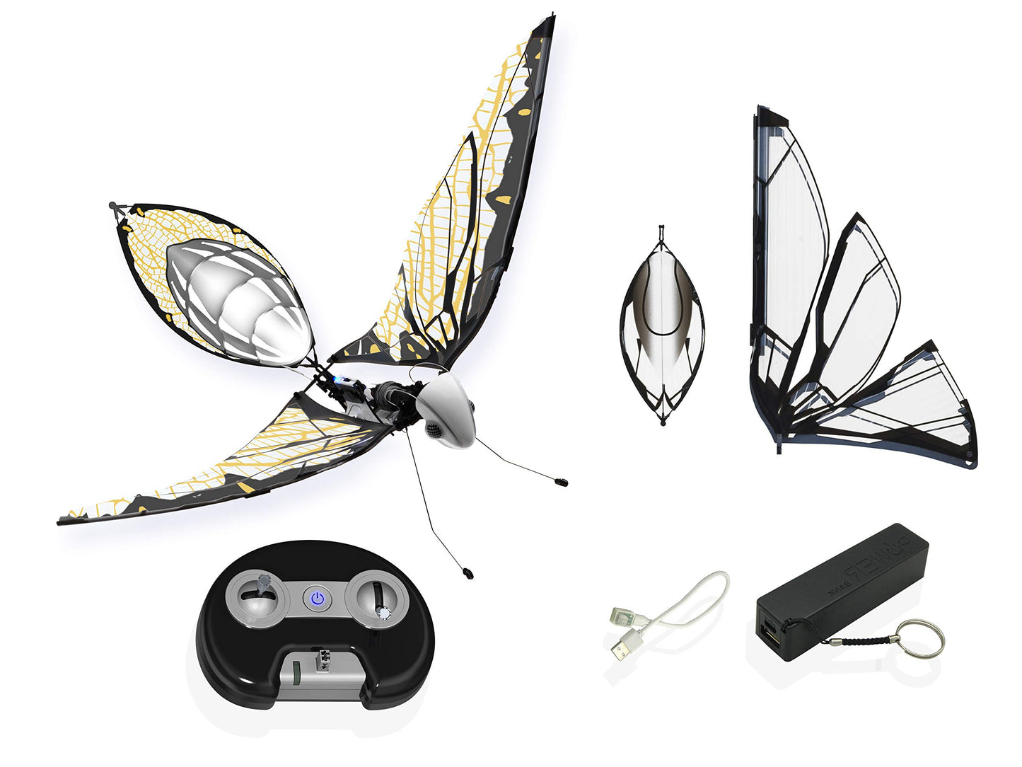 Kit de Actualización MetaFly BionicBird Alta Tecnología Biomimética Electrónica y Radiocontrolada para Uso en Interiores y Exteriores con Accesorios Adicionales