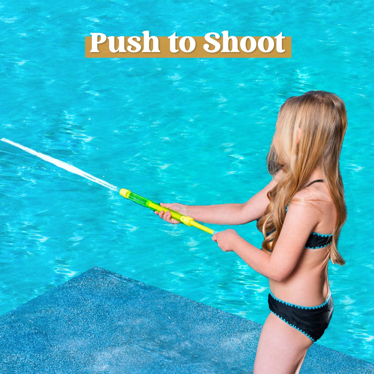 Pistola de Agua JOYIN 18 a Granel Azul 16.5' para Juegos de Verano y Playa