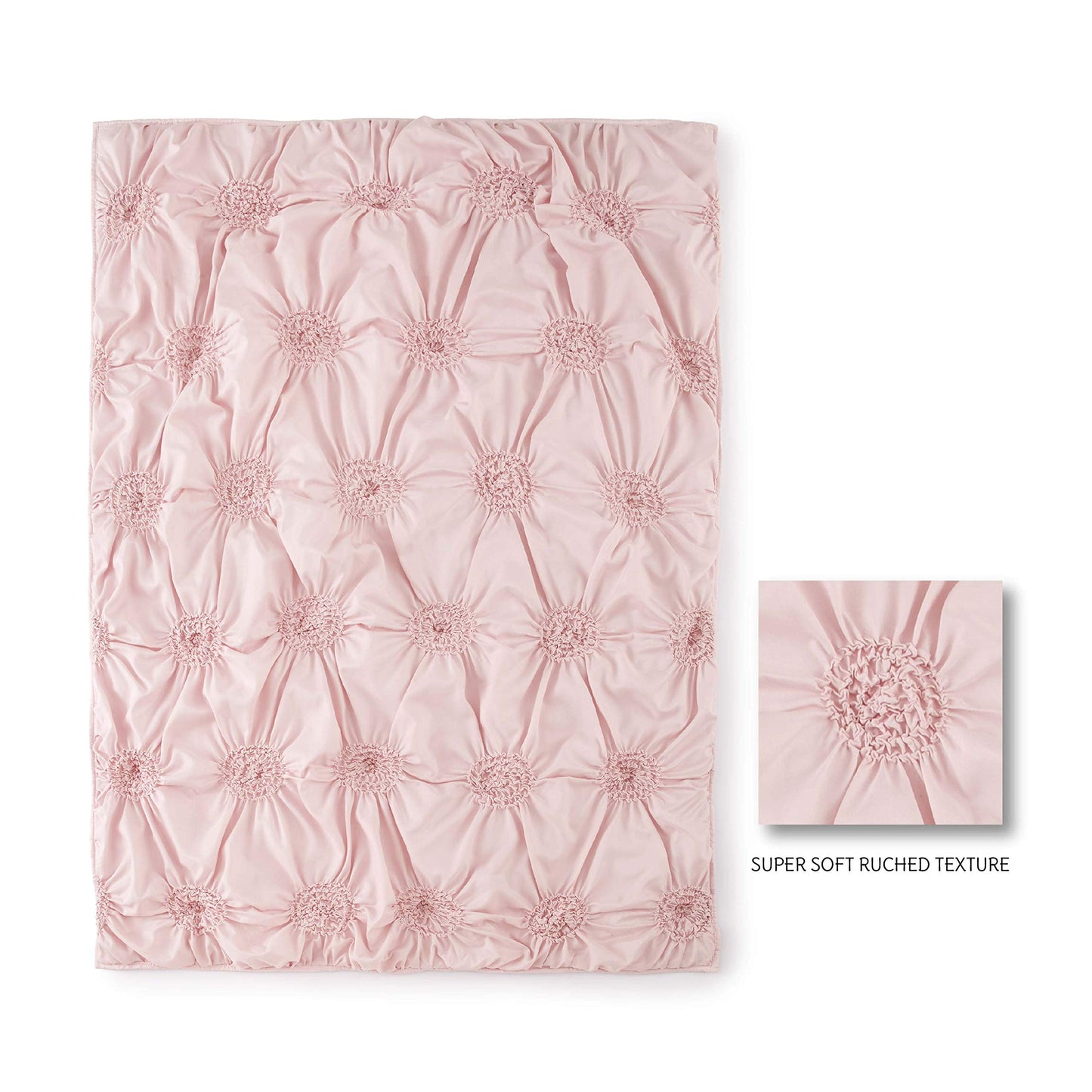 Levtex Home Baby Willow 5 Piece Toddler Bedding Set, Pink