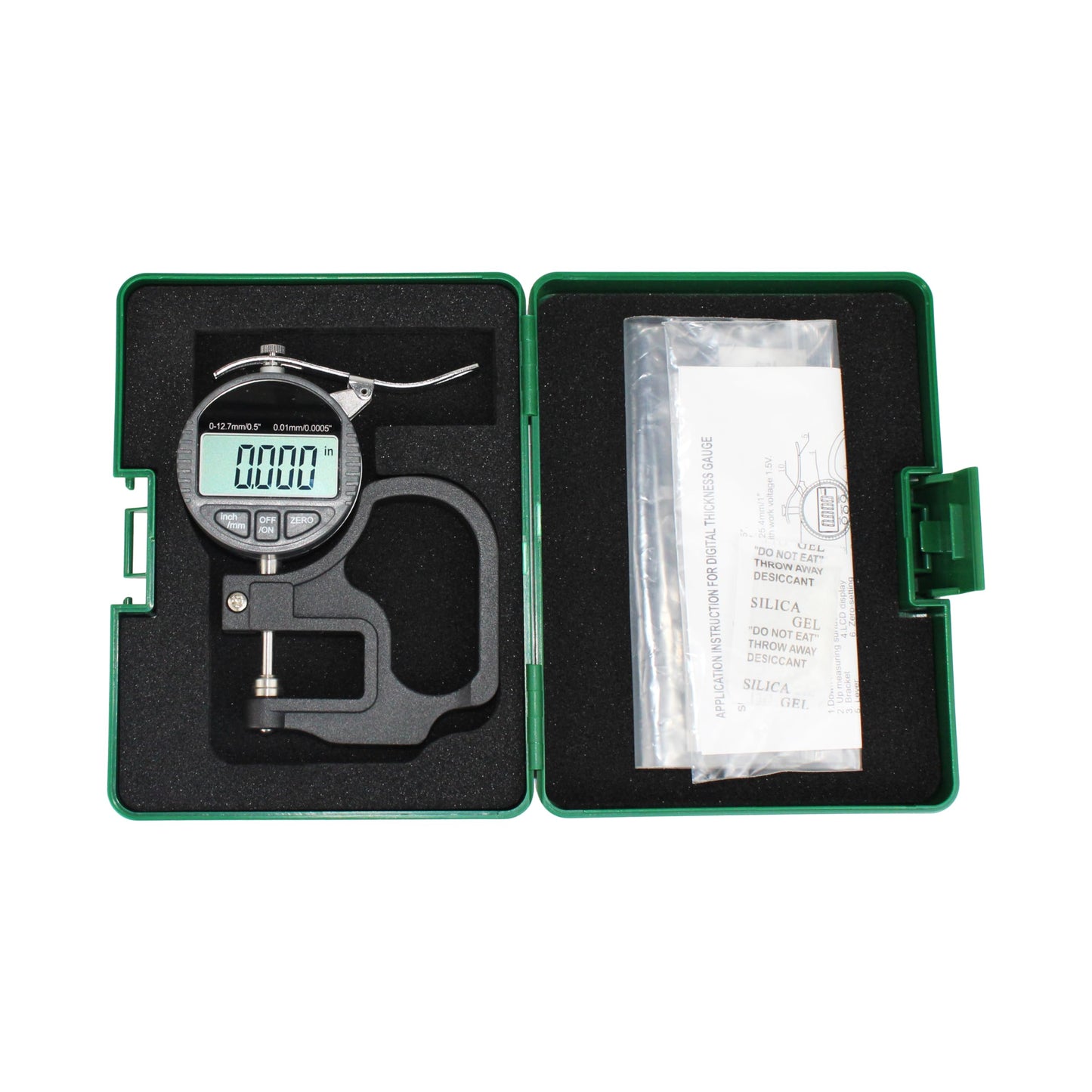 HFS (R) Medidor de Espesor Espesor Dial Micrómetro (0.5"x0.001" Digital)