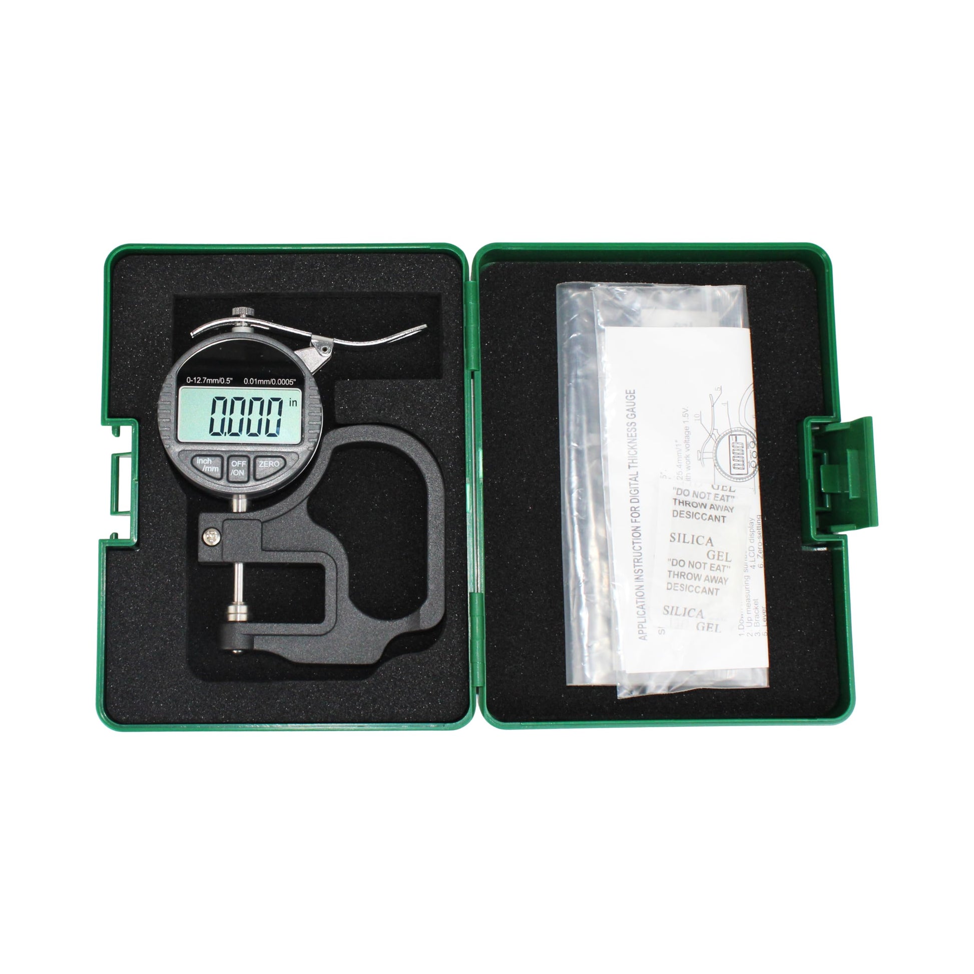 HFS (R) Medidor de Espesor Espesor Dial Micrómetro (0.5"x0.001" Digital)