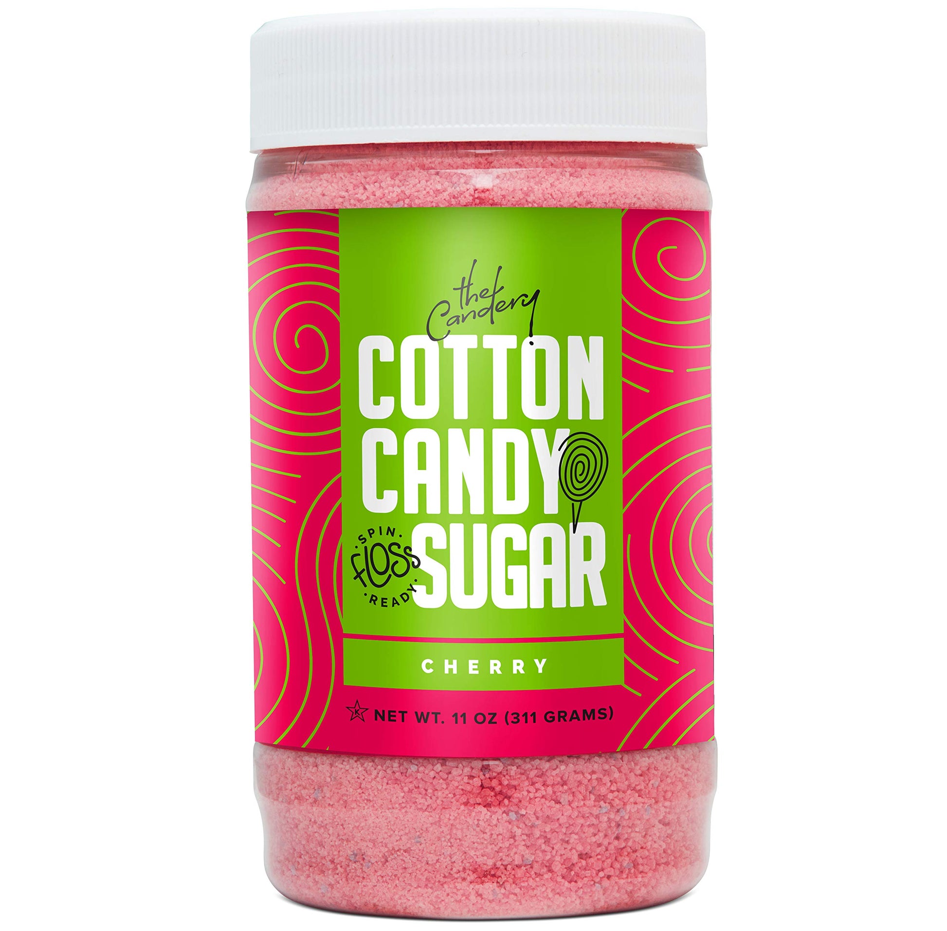 Máquina de Algodón de Azúcar The Candery Colorida Estilo Brillante con Caramelo sin Azúcar para Fiestas de Cumpleaños