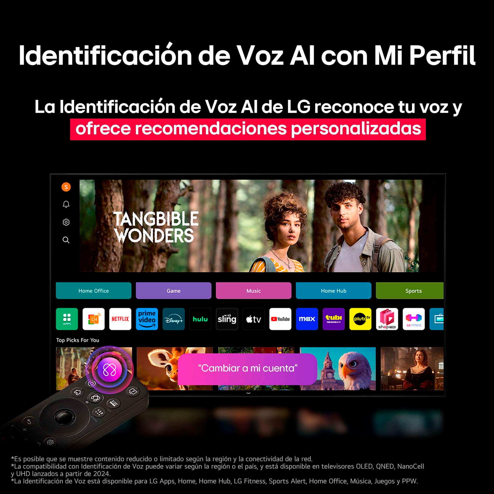 LG Pantalla 65 Pulgadas OLED EVO AI G5 4K Smart TV 2025
