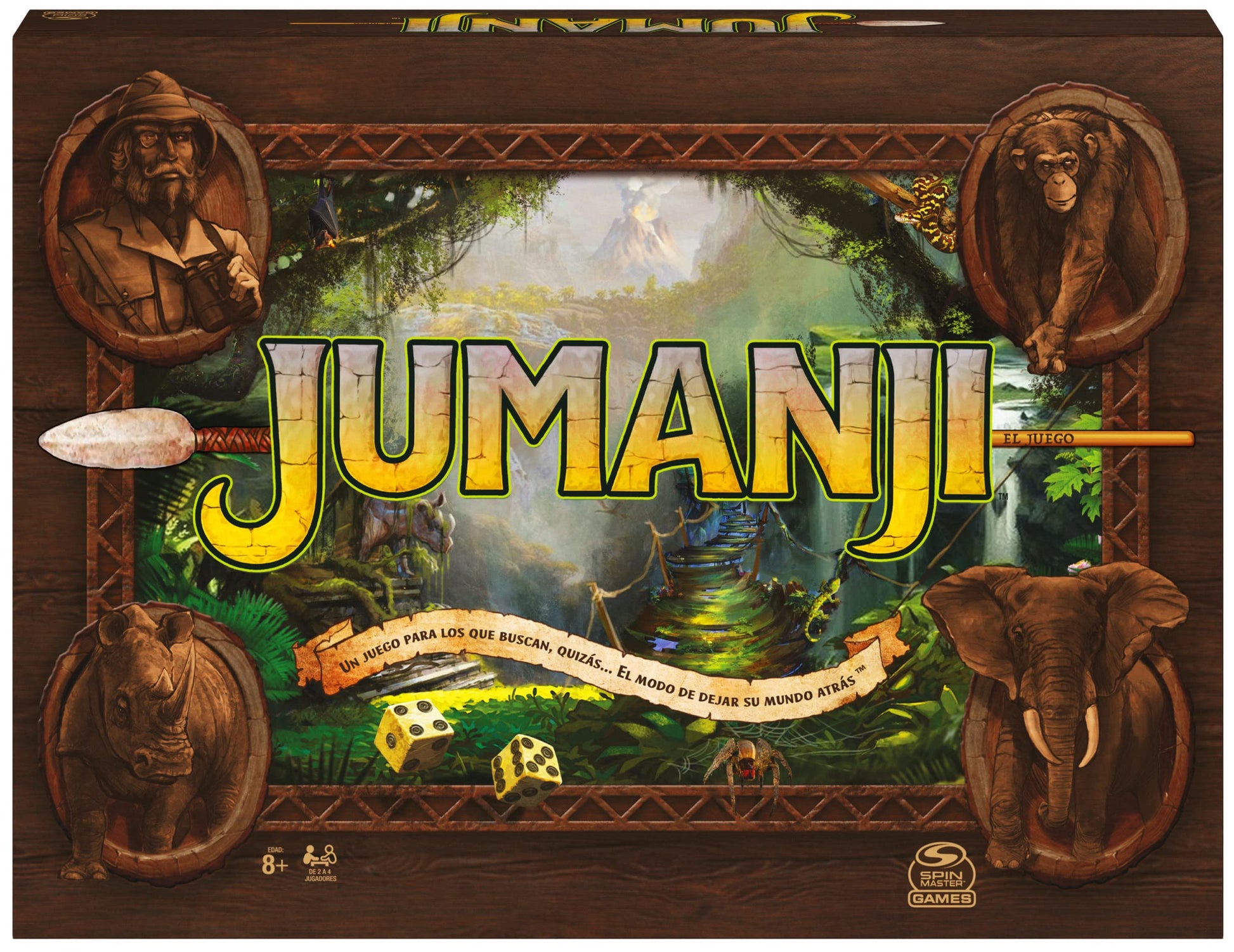 Cardinal, Jumanji el Juego, la última edición del clásico Juego de Mesa de Aventuras para familias y niños a Partir de 8 años