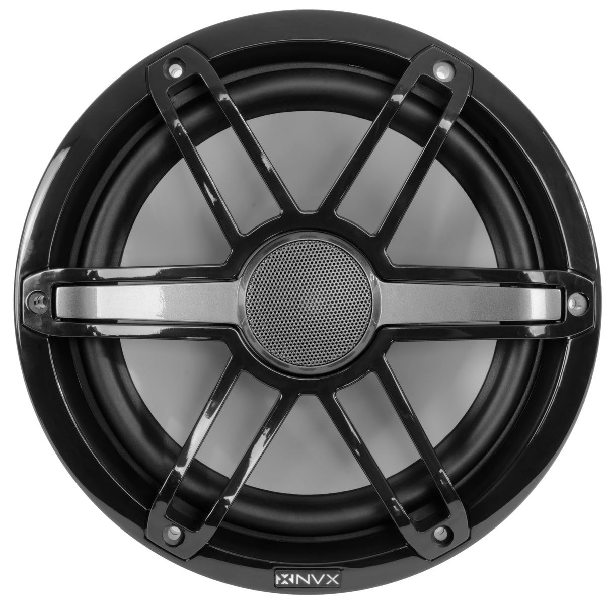 Altavoces Coaxiales Marinos NVX Blanco con Iluminación LED RGB para Barcos y Deportes Motorizados