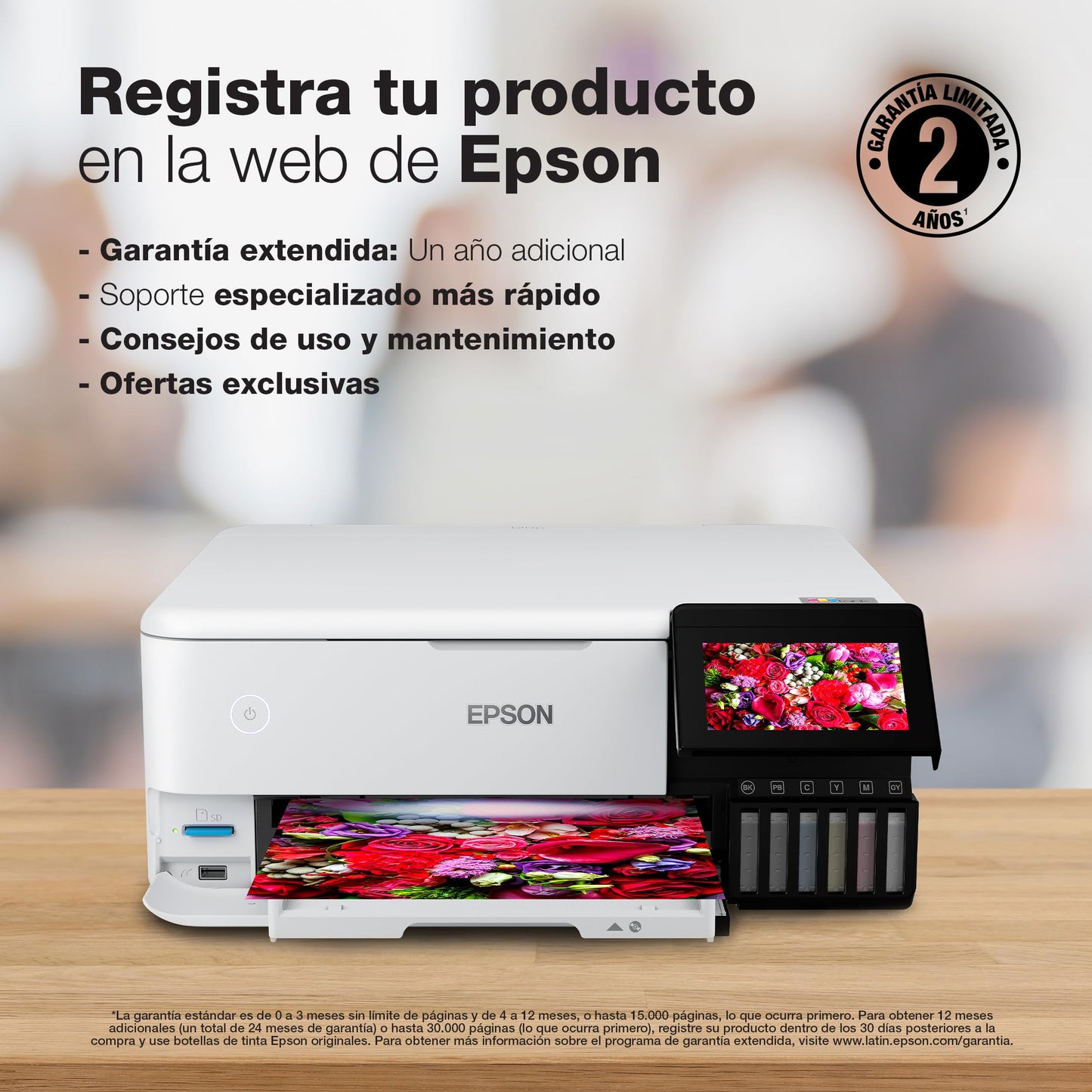 Epson Ecotank Impresora Fotográfica Multifuncional L8160