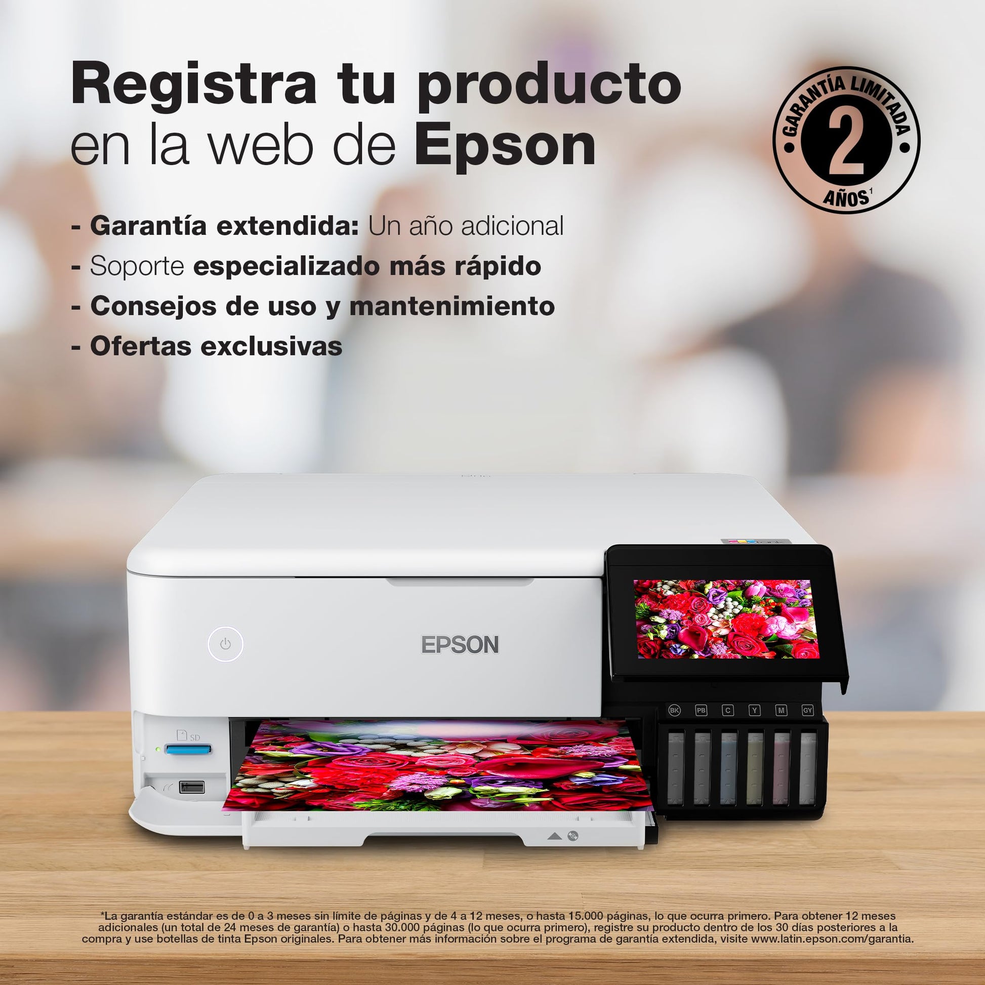 Epson Ecotank Impresora Fotográfica Multifuncional L8160