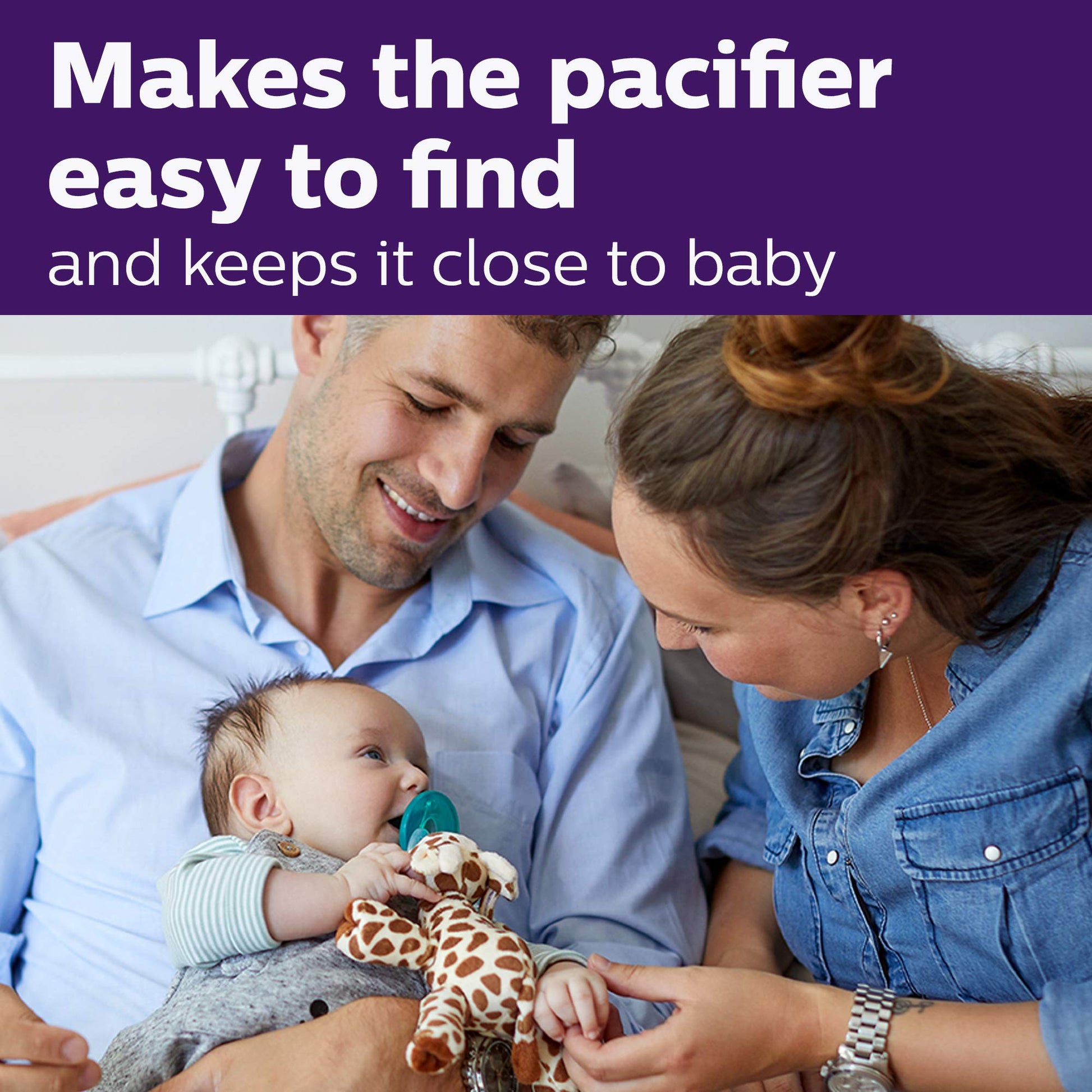 Chupón Philips Avent Jirafa con Soporte Desmontable para Bebé