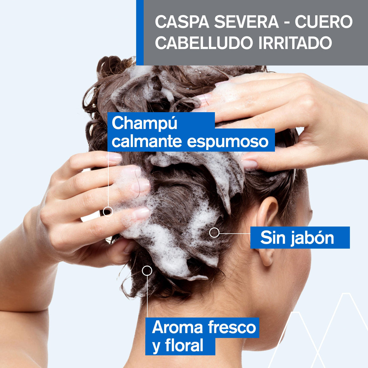 Uriage DS Hair Shampoo para la Caspa Severa con Ácido Láctico al 1.8% 150ml - Elimina las escamas, purifica, calma el picor y protege el cuero cabelludo. Deja el cabello brillante y de aspecto saludable - Espuma calmante, aroma fresco y floral - Sin jabón