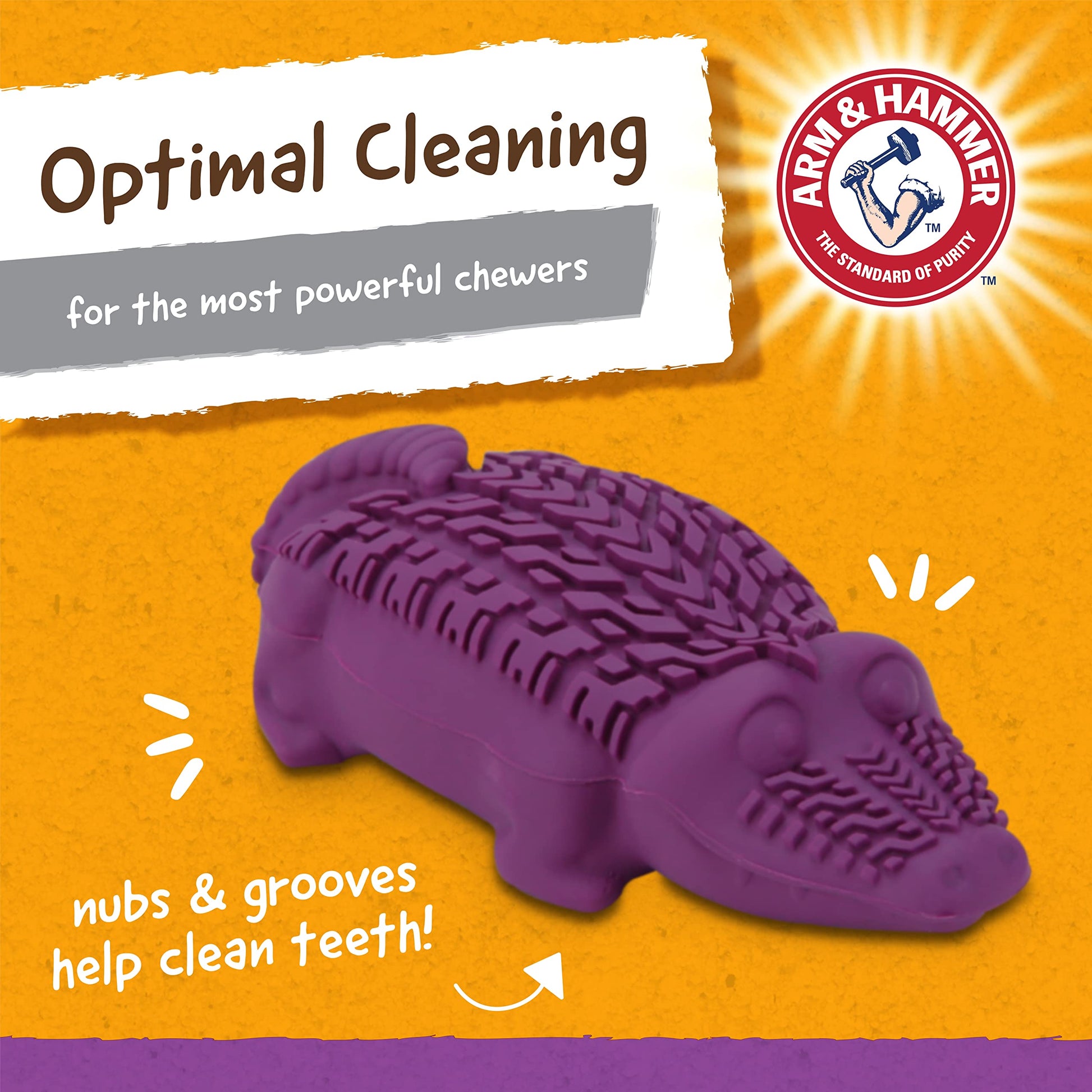 Arm & Hammer, Juguete para Perro Mini Cocodrilo de 5.2"