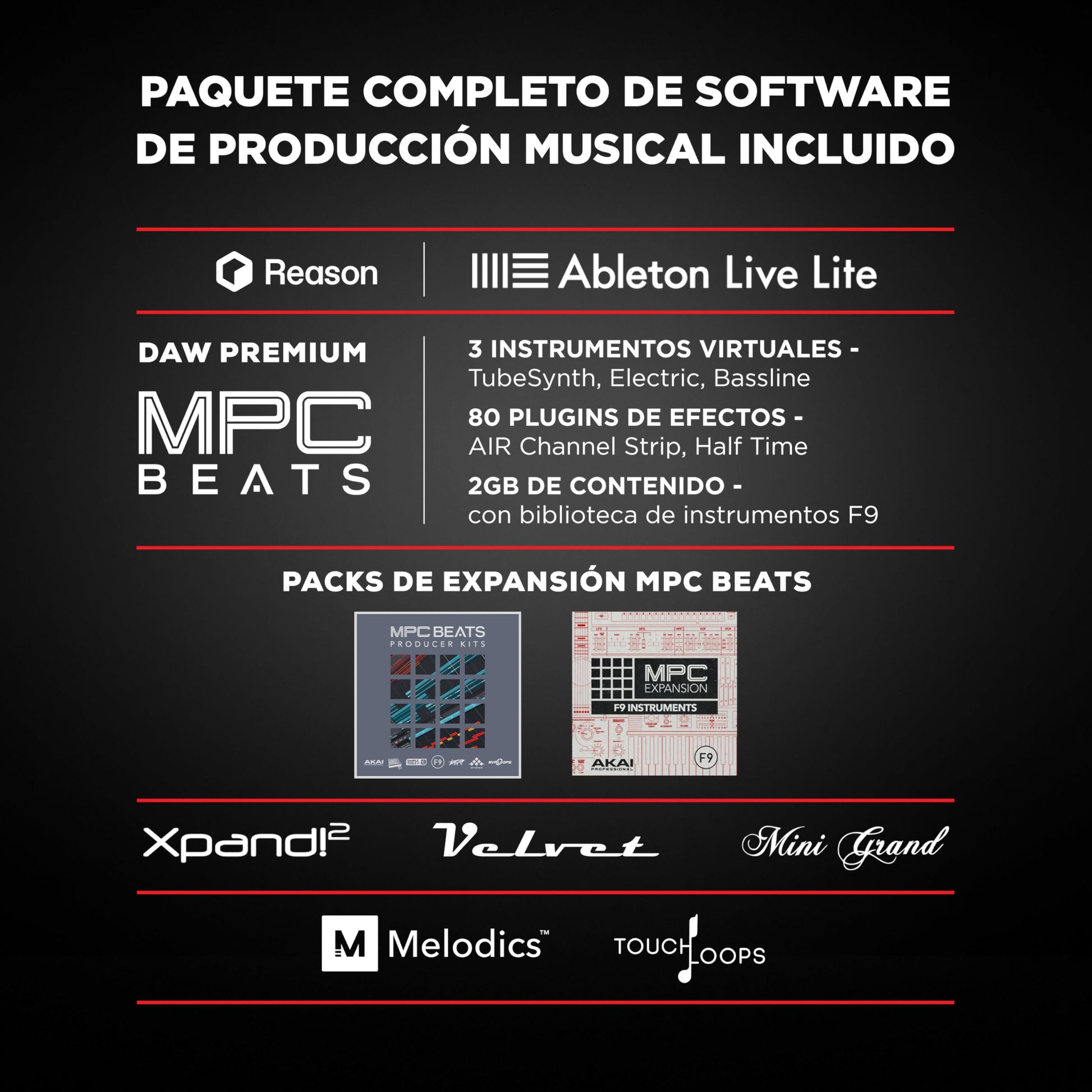 M-Audio Keystation 49 MK3 - Controlador MIDI USB con teclado de 49 teclas, controles asignables, ruedas de pitch/modulación, suite de software