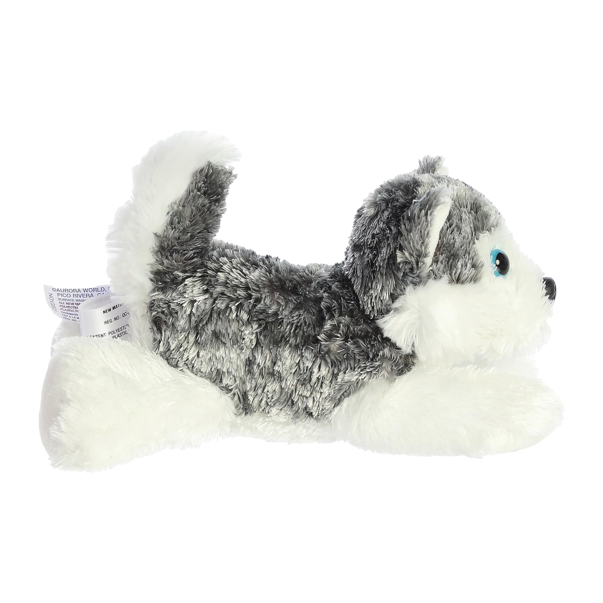 Peluches Husky Mini Flopsie Aurora 8 Pulgadas