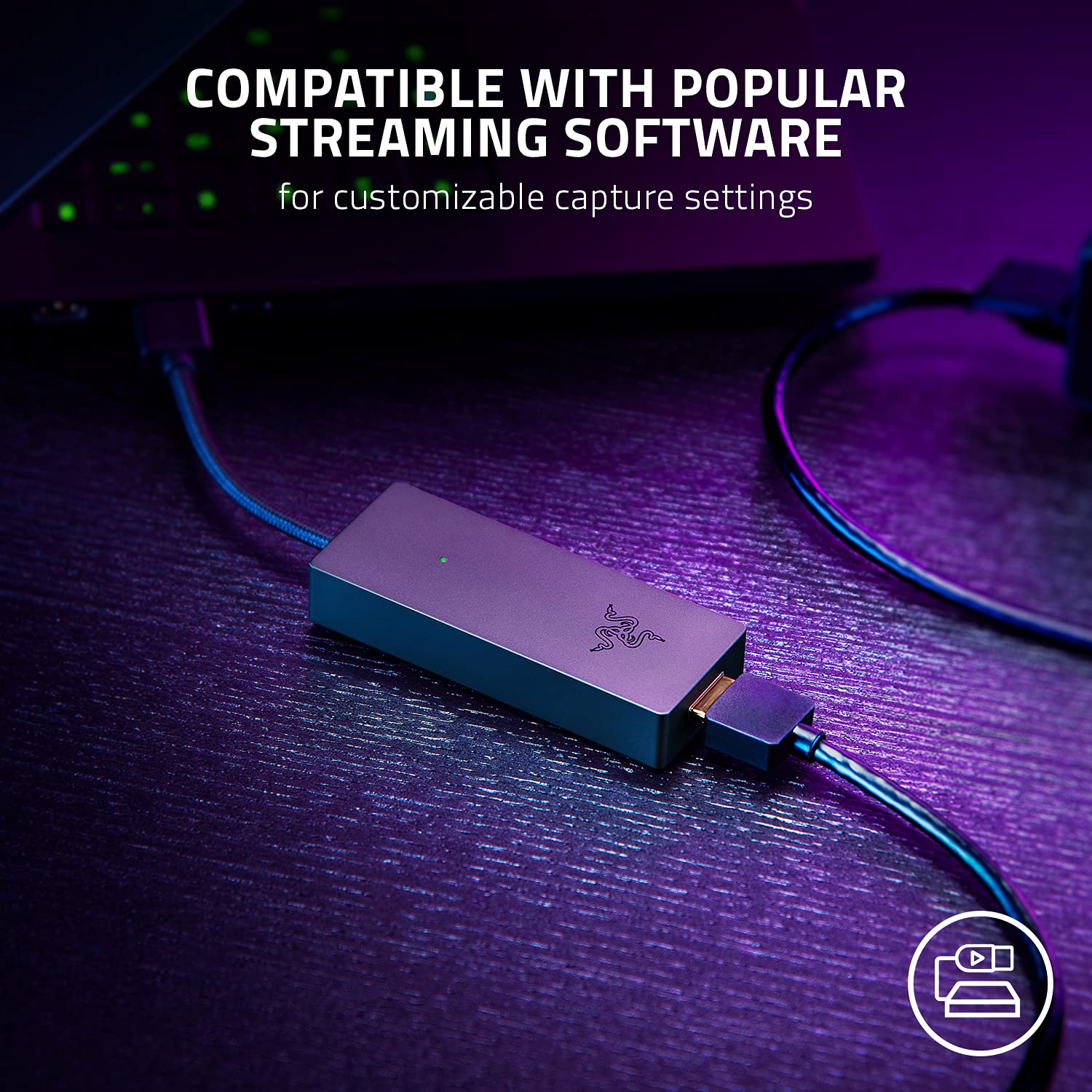 Razer Ripsaw X - Tarjeta de Captura USB con Conexión para Cámara Streaming 4K