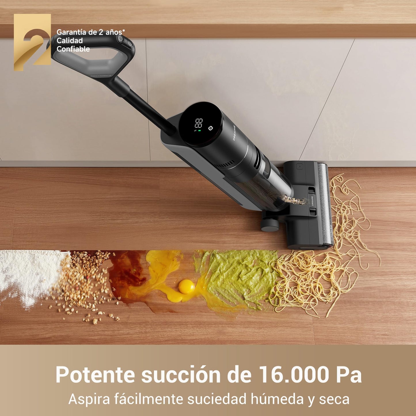 Aspirador Dreame G10 Pro Blanco con Alcance Plano de 180°