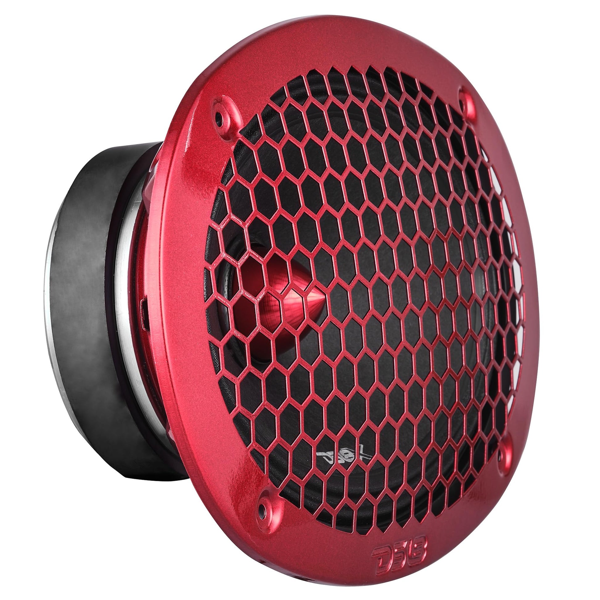 DS18 PRO-X698 BM - Altavoz de 6 x 9, rango medio, bala de aluminio rojo, 400 W máximo, 200 W RMS, 8 ohmios - Altavoces de puerta de audio de calidad premium para coche, camión y motocicleta sistema de