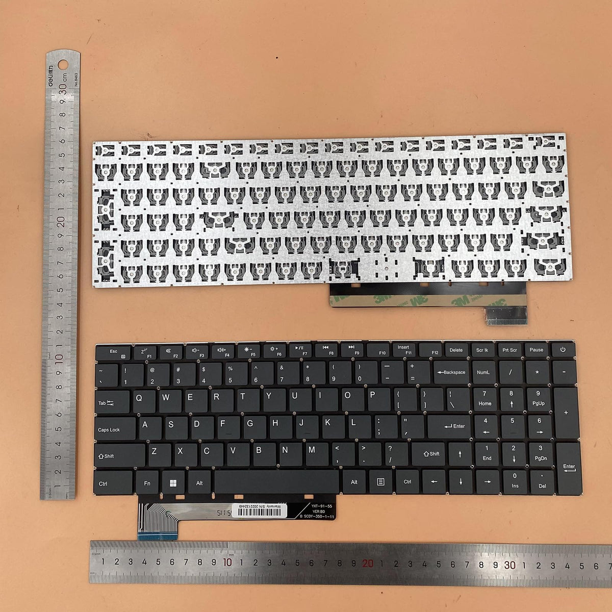 Teclado de Repuesto Siakoocty Negro para Portátil GWNR71517 15.6 Estándar Inglés