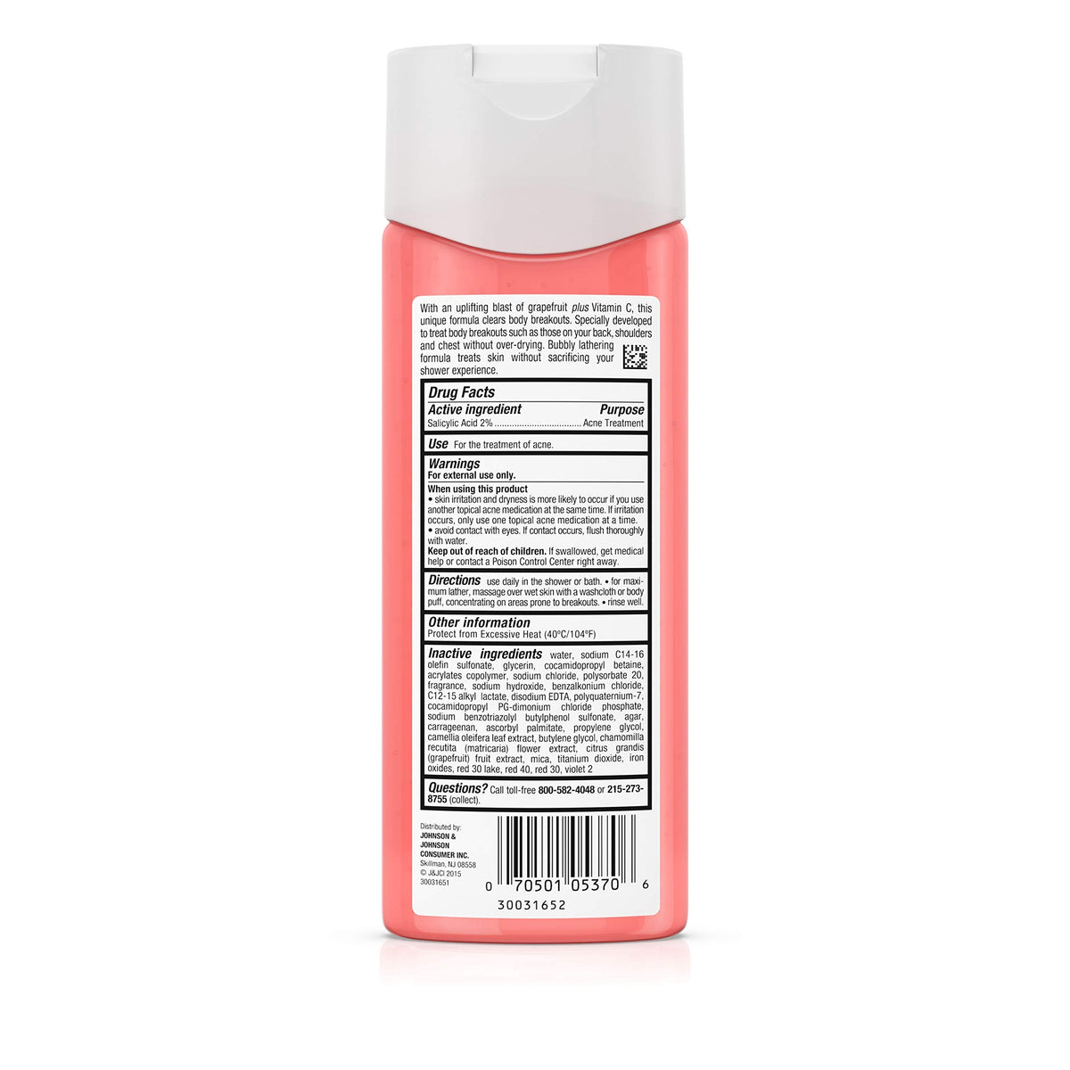 Neutrogena Body Clear Body Wash, Pink Grapefruit, 8.5 Ounce