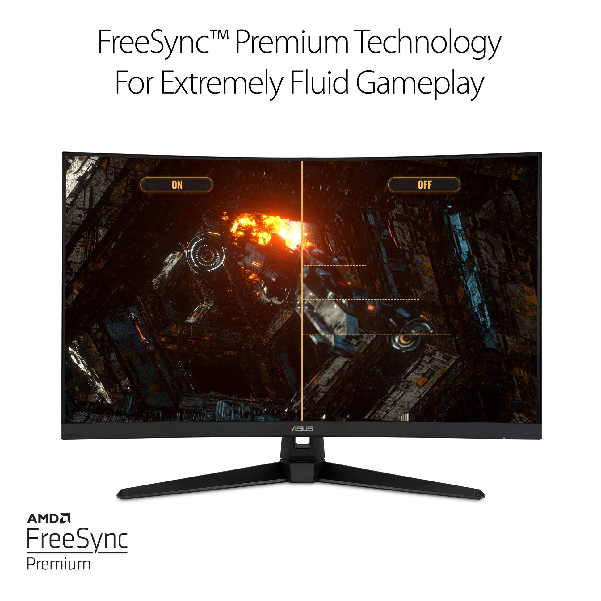 Asus Monitor gamer VG32VQ1B, 31.5" WQHD, 165 Hz, 1 ms, FreeSync Premium/ Adaptive-sync, Extreme Low Motion Blur, HDR10, HDMI, DisplayPort