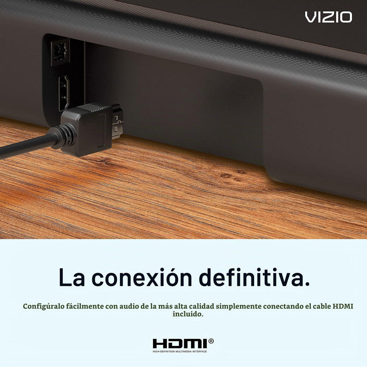 Barra de Sonido Todo en Uno VIZIO Negro con DTS Virtual X y Subwoofer Incorporado