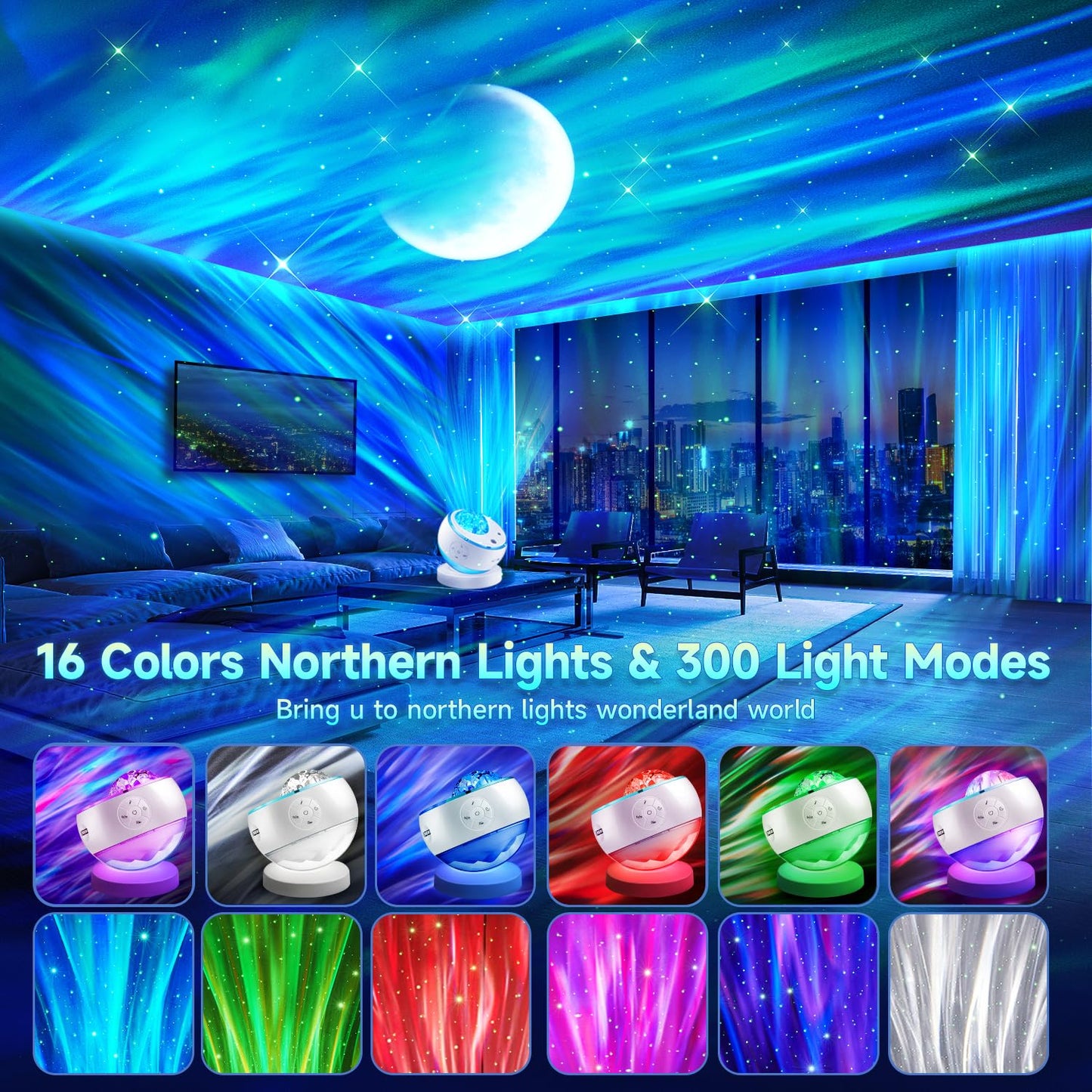 PIKOY Proyector de luces nocturnas