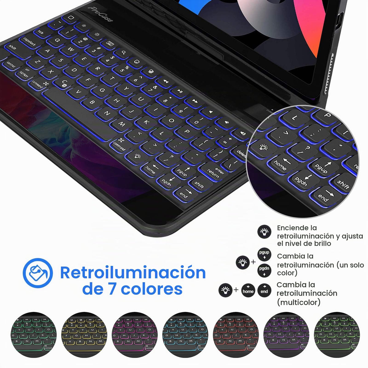 Funda con Teclado ProCase iPad Air 11" y 10.9"