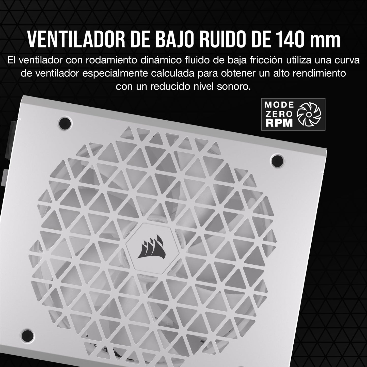 CORSAIR RM1000x Shift Fuente de Alimentación ATX Totalmente Modular - Interfaz Lateral Modular - Compatible con ATX 3.0 y PCIe 5.0 - Modo Ventilador a Cero RPM - Eficiencia 80 Plus Gold - Blanco