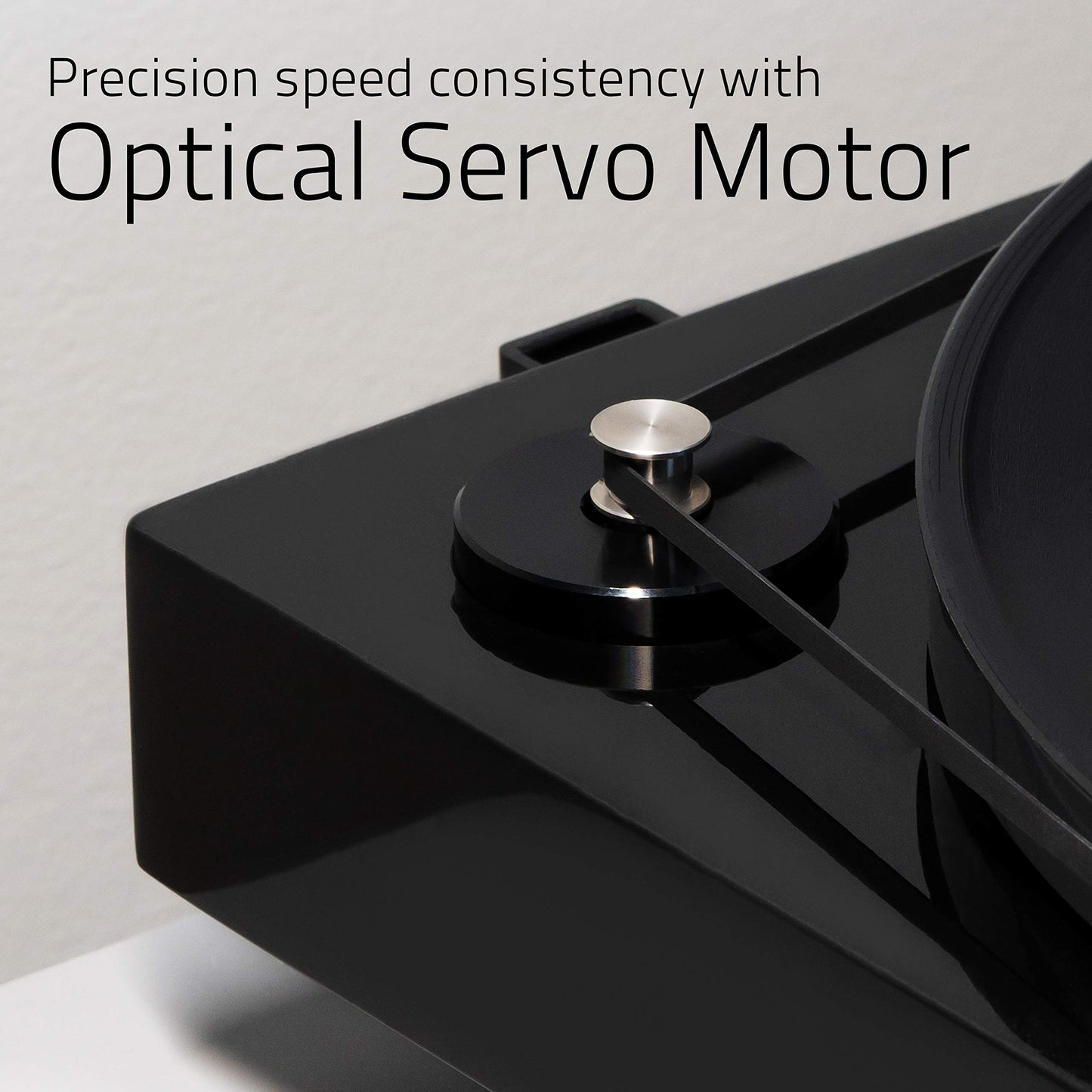 Fluance RT85 Reference High Fidelity Vinyl Turntable Record Player with Ortofon 2M Blue Cartridge, Acrylic Platter, Speed Control Motor, Solid Wood Plinth, Vibration Isolation Feet - Piano Black