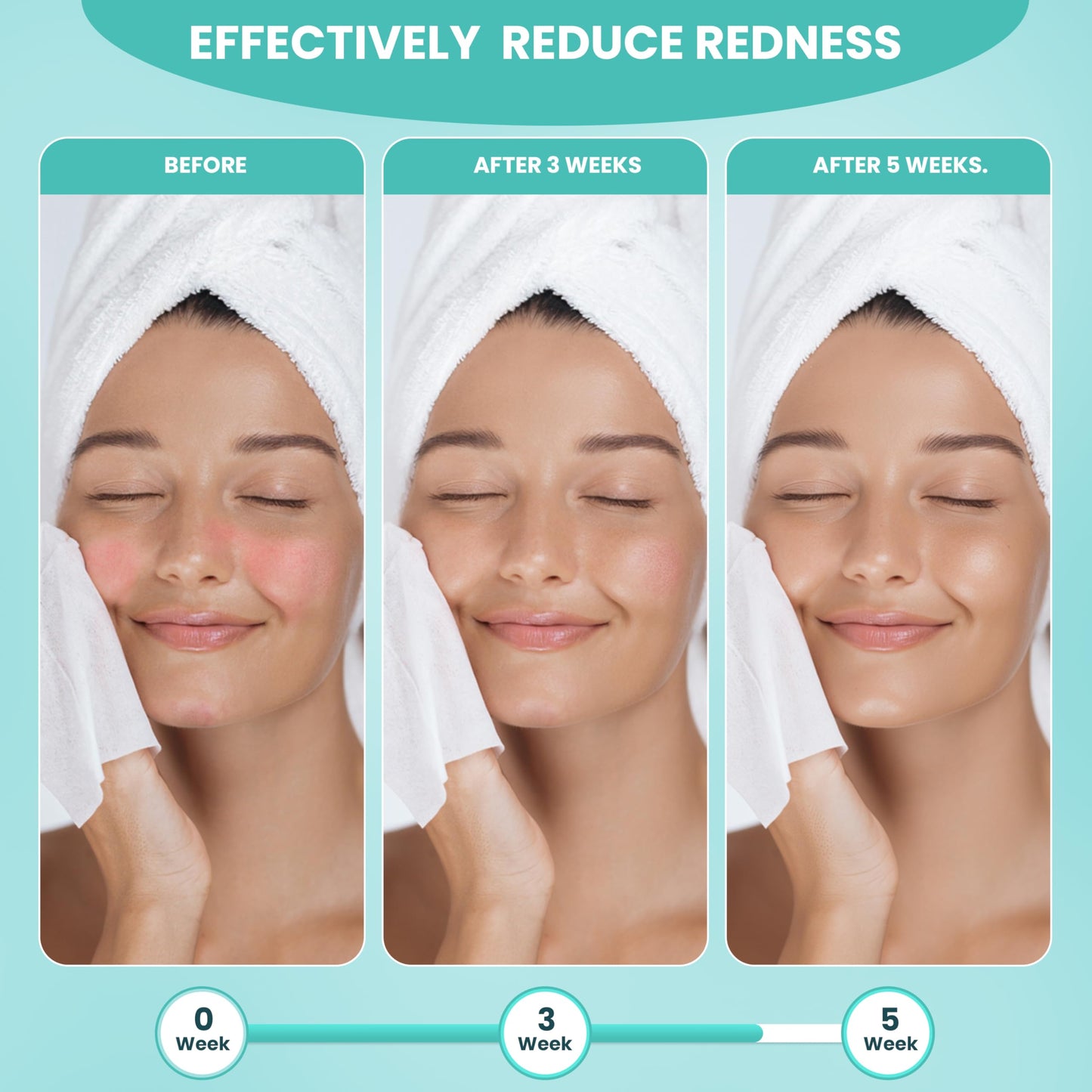 Visfresh Paquete de toallas faciales desechables de viaje - XL 25 x 30 cm. Toallitas faciales desechables, ultrasuaves y gruesas para piel sensible. Toallitas secas desmaquillantes. 15 toallas por paq