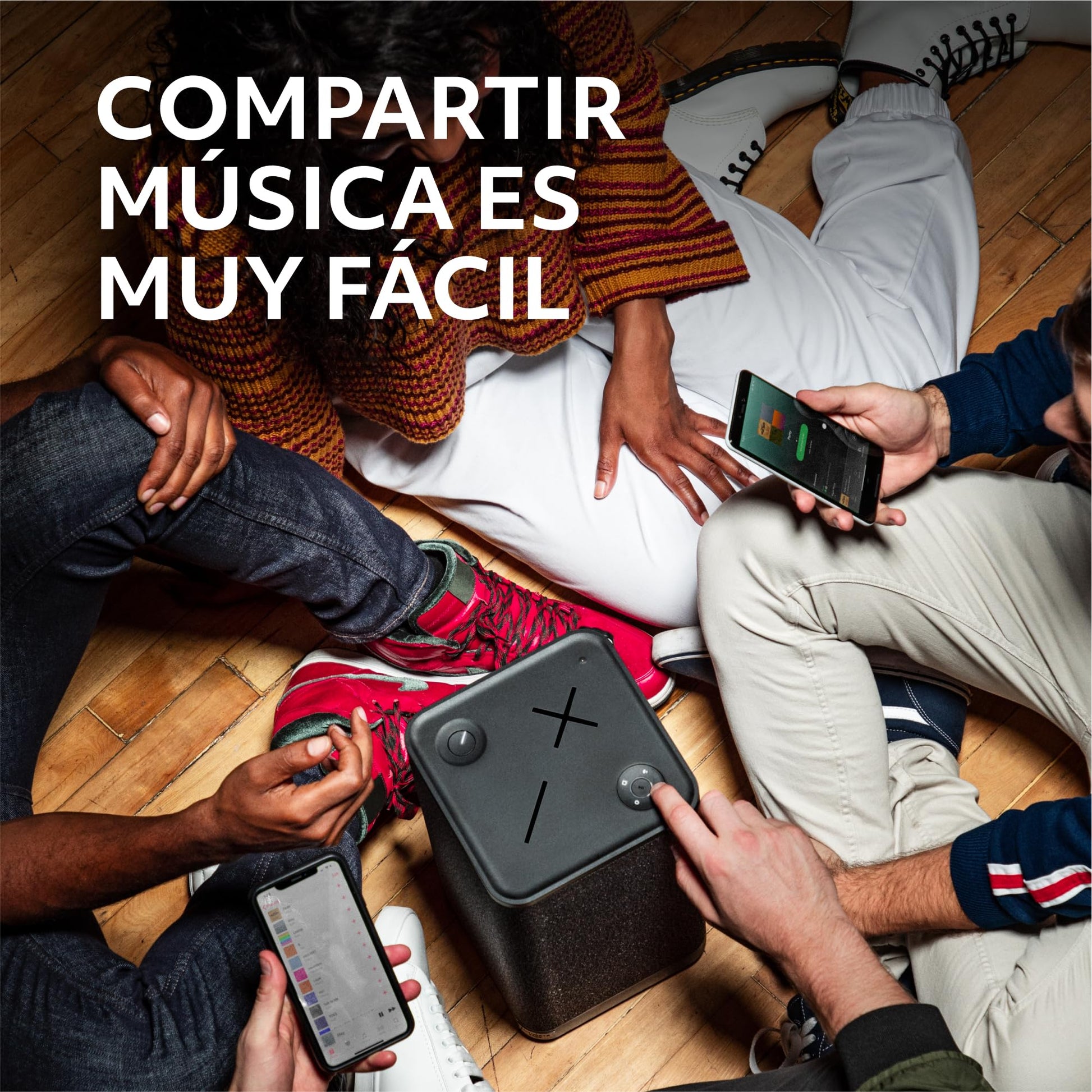 Ultimate Ears HYPERBOOM Bocina Bluetooth Portátil - Altavoz Inalámbrico Potente con Big Bass, Resistente al Agua IPX4, Alcance de 45m, Duración de Batería 24 Horas - Grafito